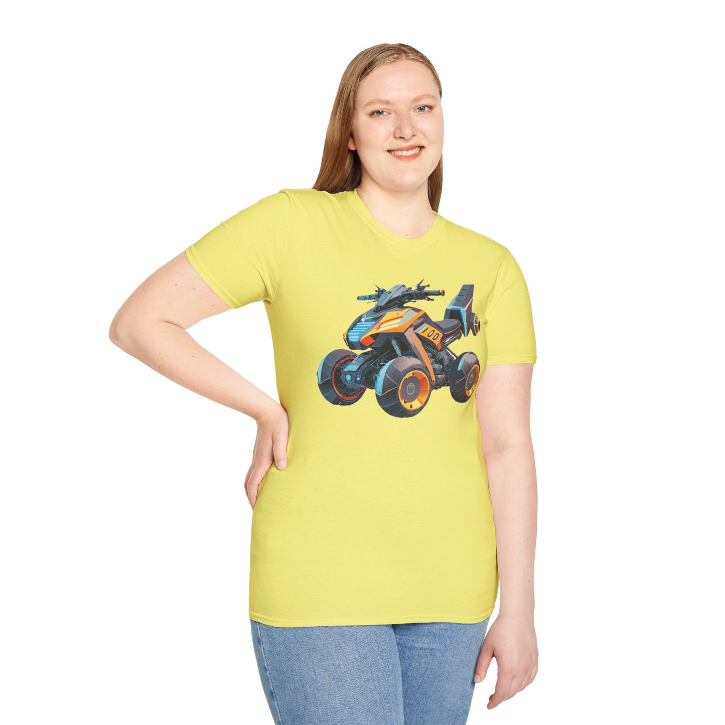 Unisex Bike T Shirt Moto Shirt With Motorcycle Design MTB Tee For Riders One Hundred Percent Cotton