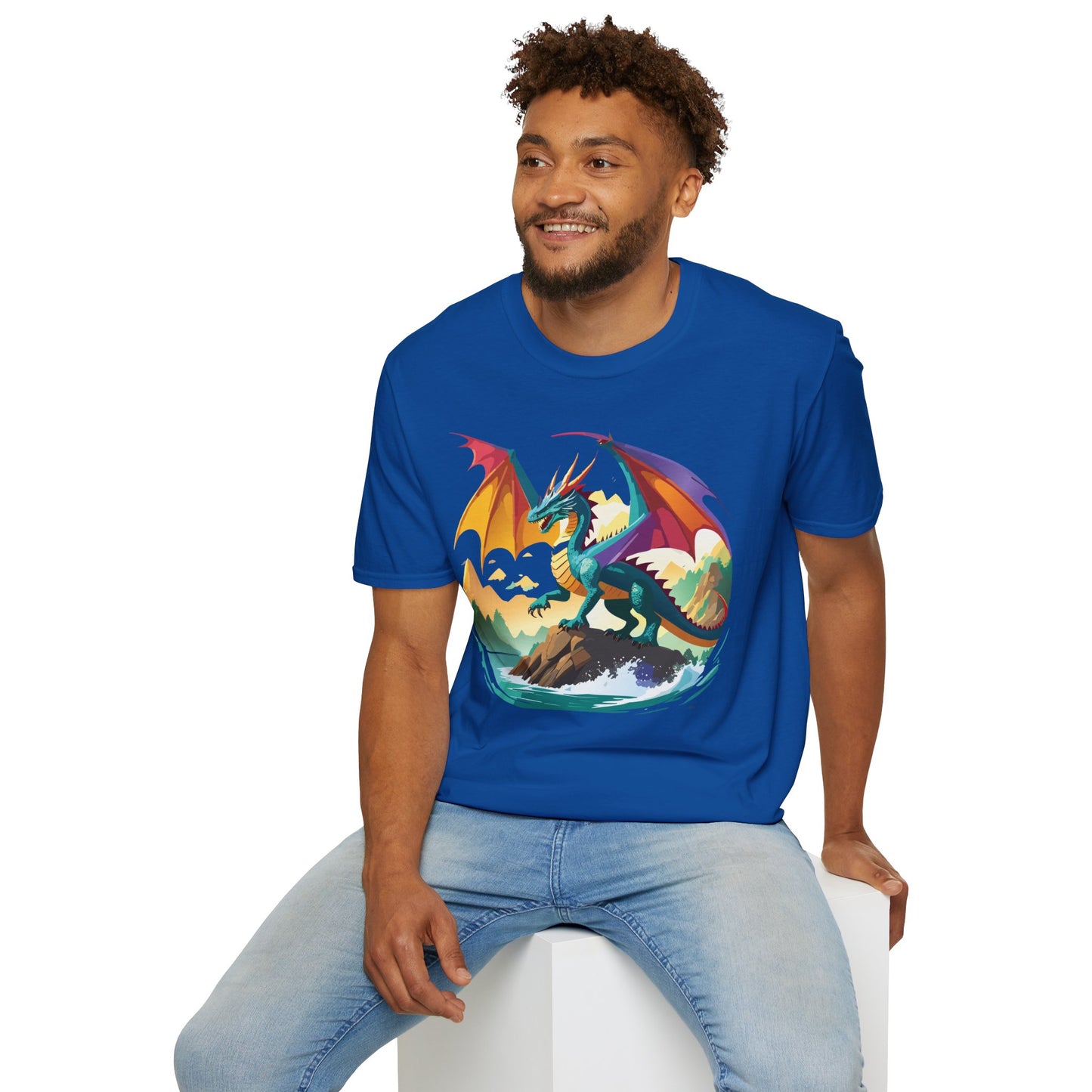 Dragon T Shirt, Dragon Shirt, Shirt with Animals, Animal Shirt