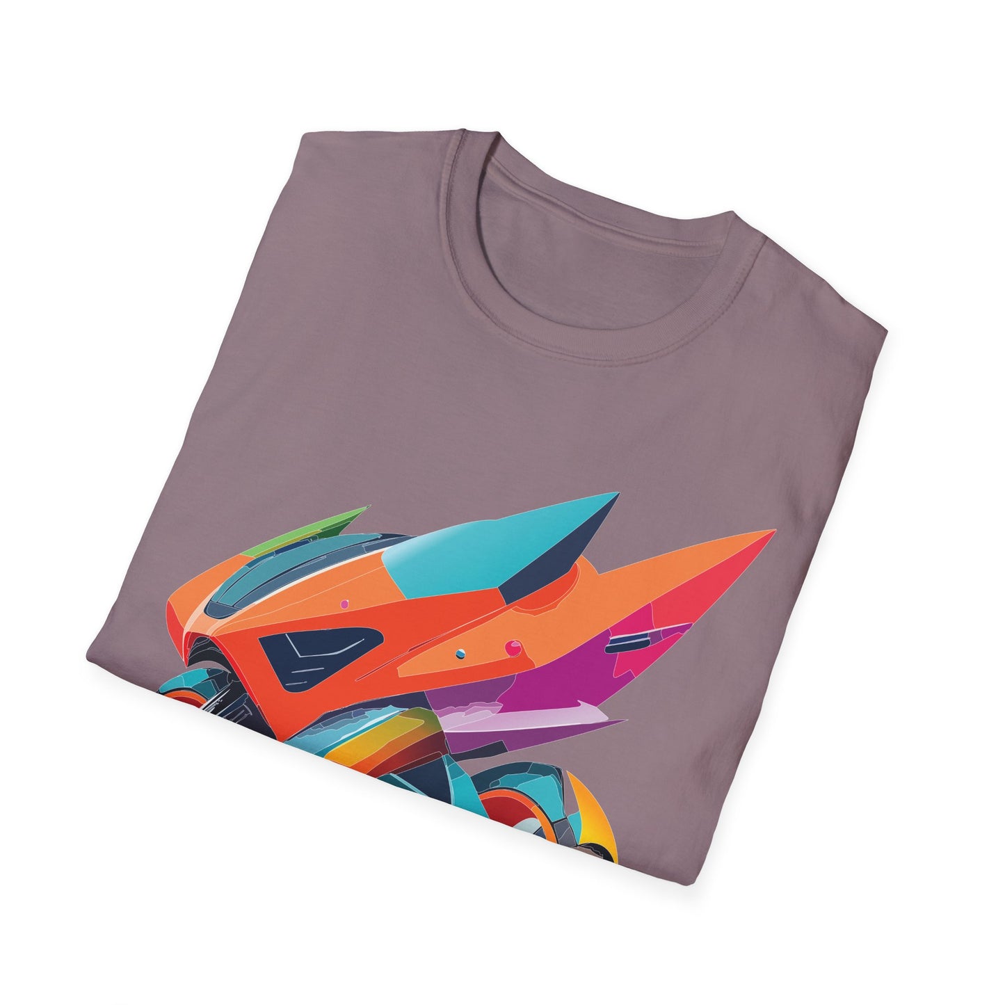 Unisex Bike T Shirt Moto Shirt Motorcycle MTB T Shirt 100 Percent Cotton Softstyle