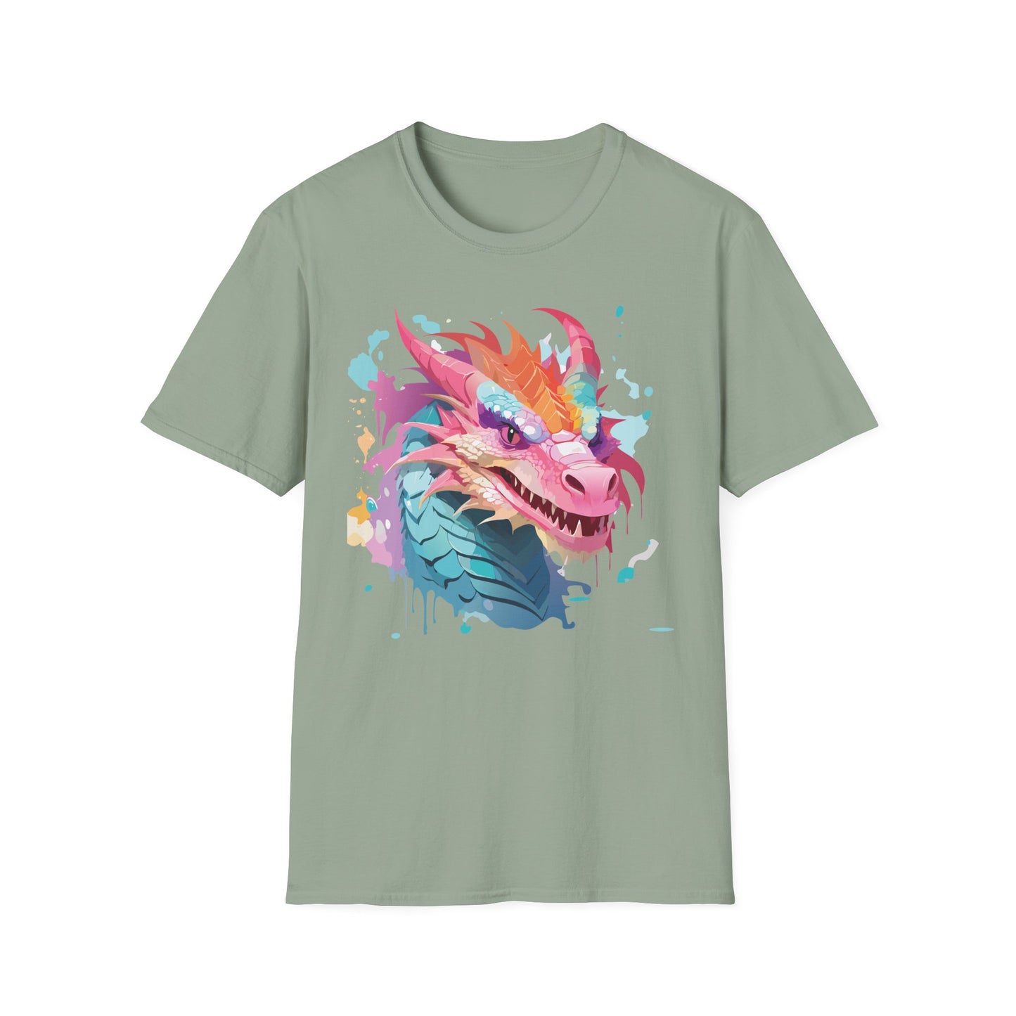 Dragon T Shirt, Dragon Shirt, Shirt with Animals, Animal Shirt