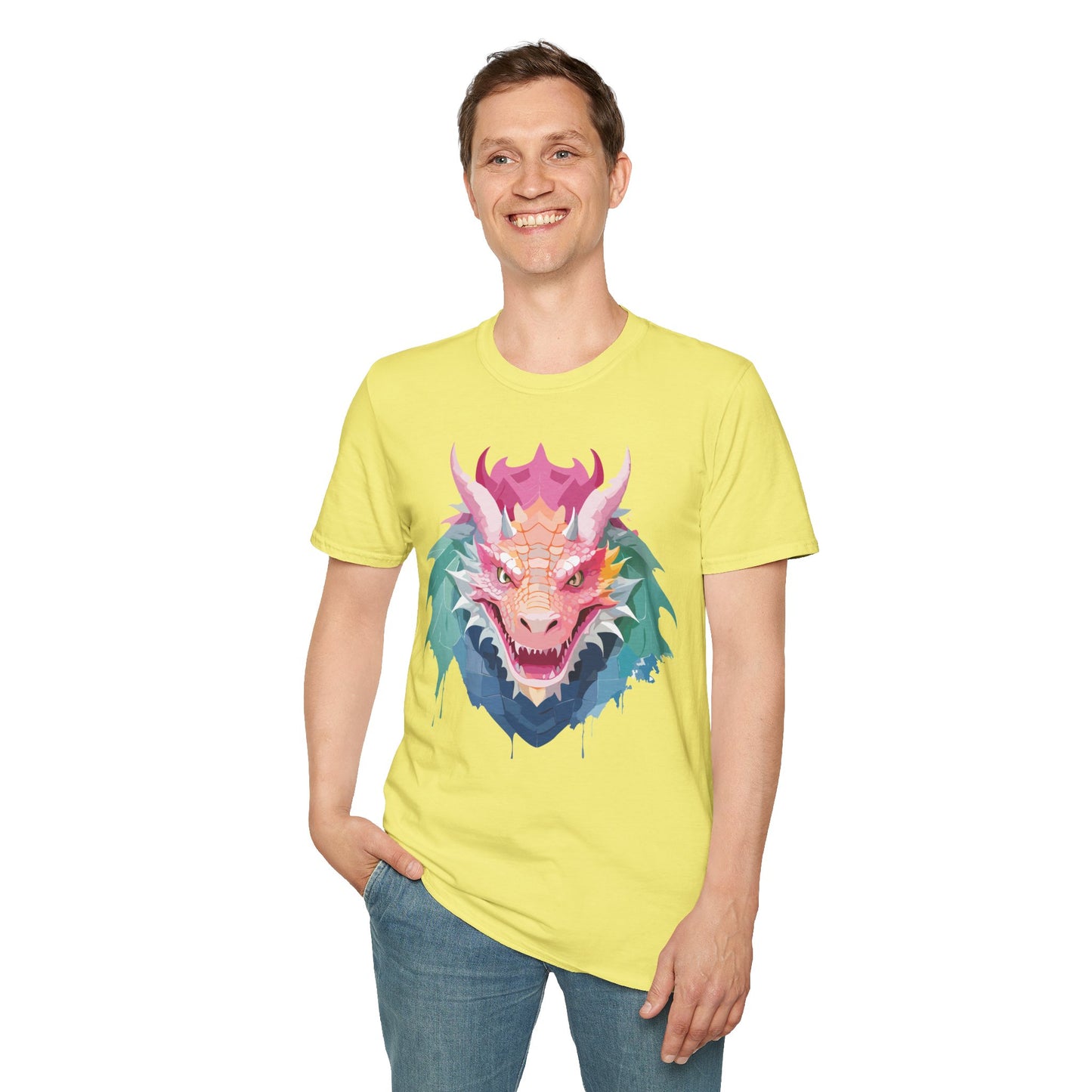 Dragon T Shirt, Dragon Shirt, Shirt with Animals, Animal Shirt