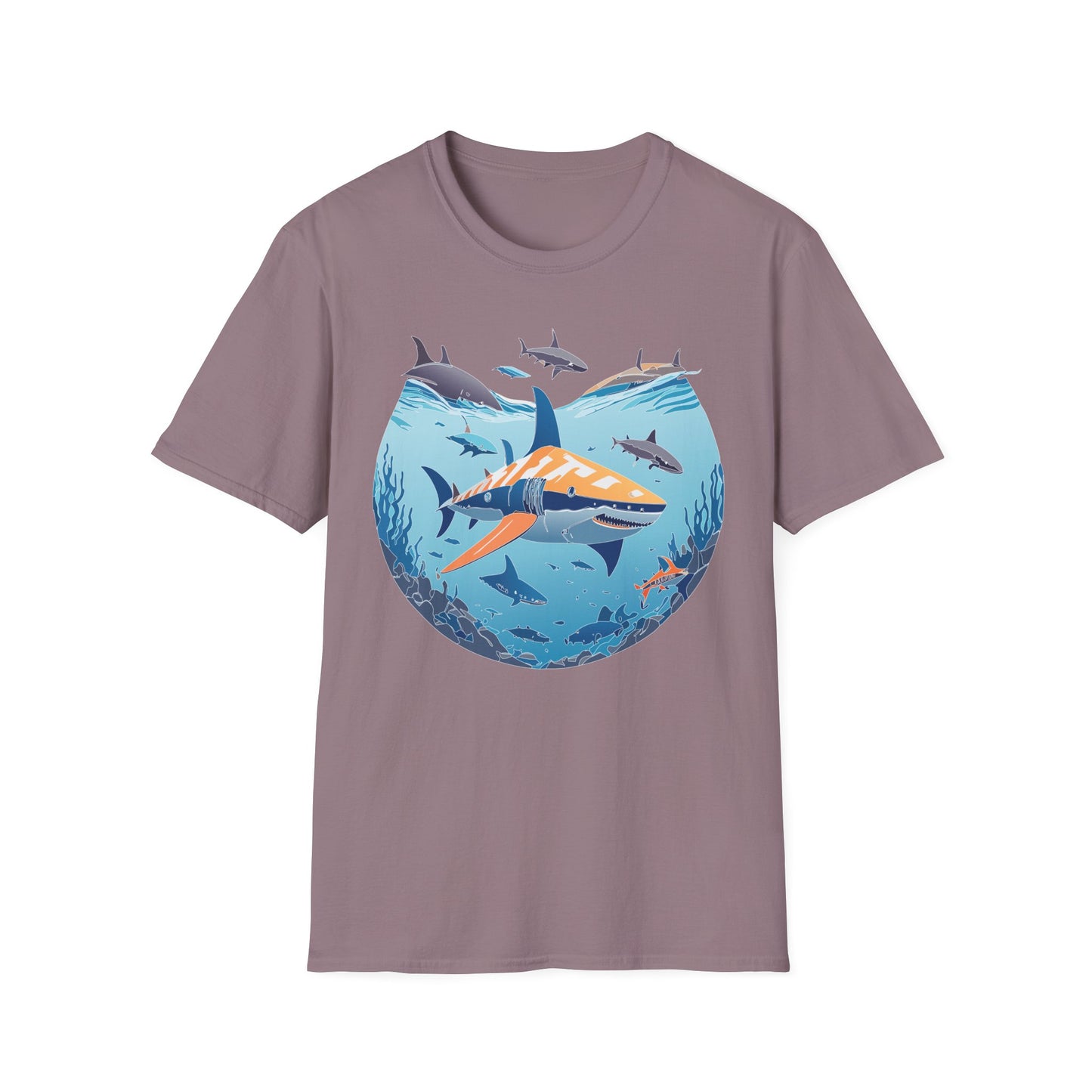 Ocean Tee Shirt, Ocean Shirt, Shirt with Ocean, U boat Tees, Shirt with U-Boat