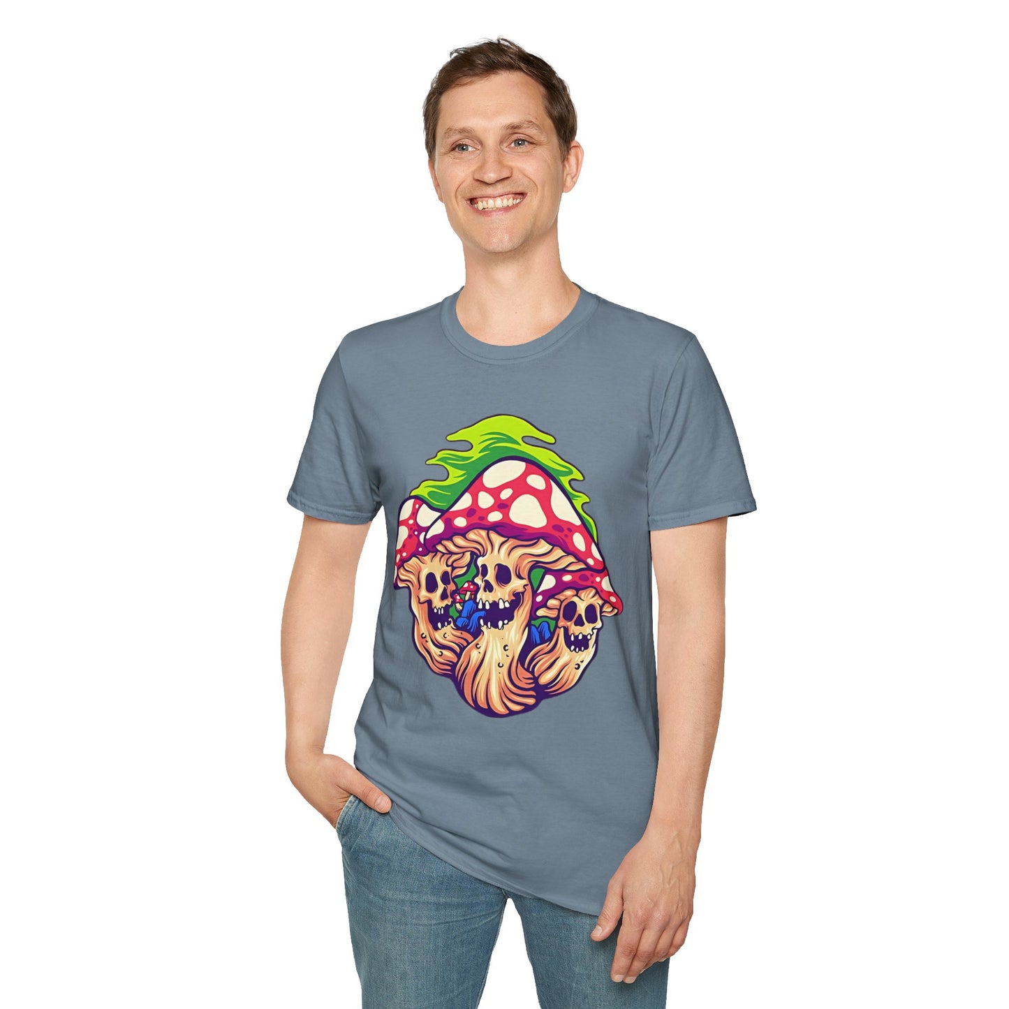 Mashroom Tee Shirt, Mashroom Shirt, Shirt with Funny Mashroom, Shirt with Fungus