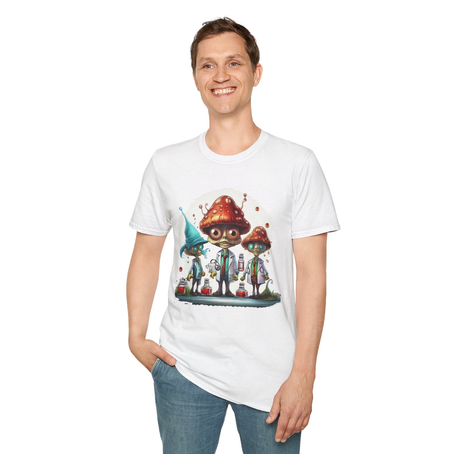Mashroom Tee Shirt, Mashroom Shirt, Shirt with Funny Mashroom, Shirt with Fungus