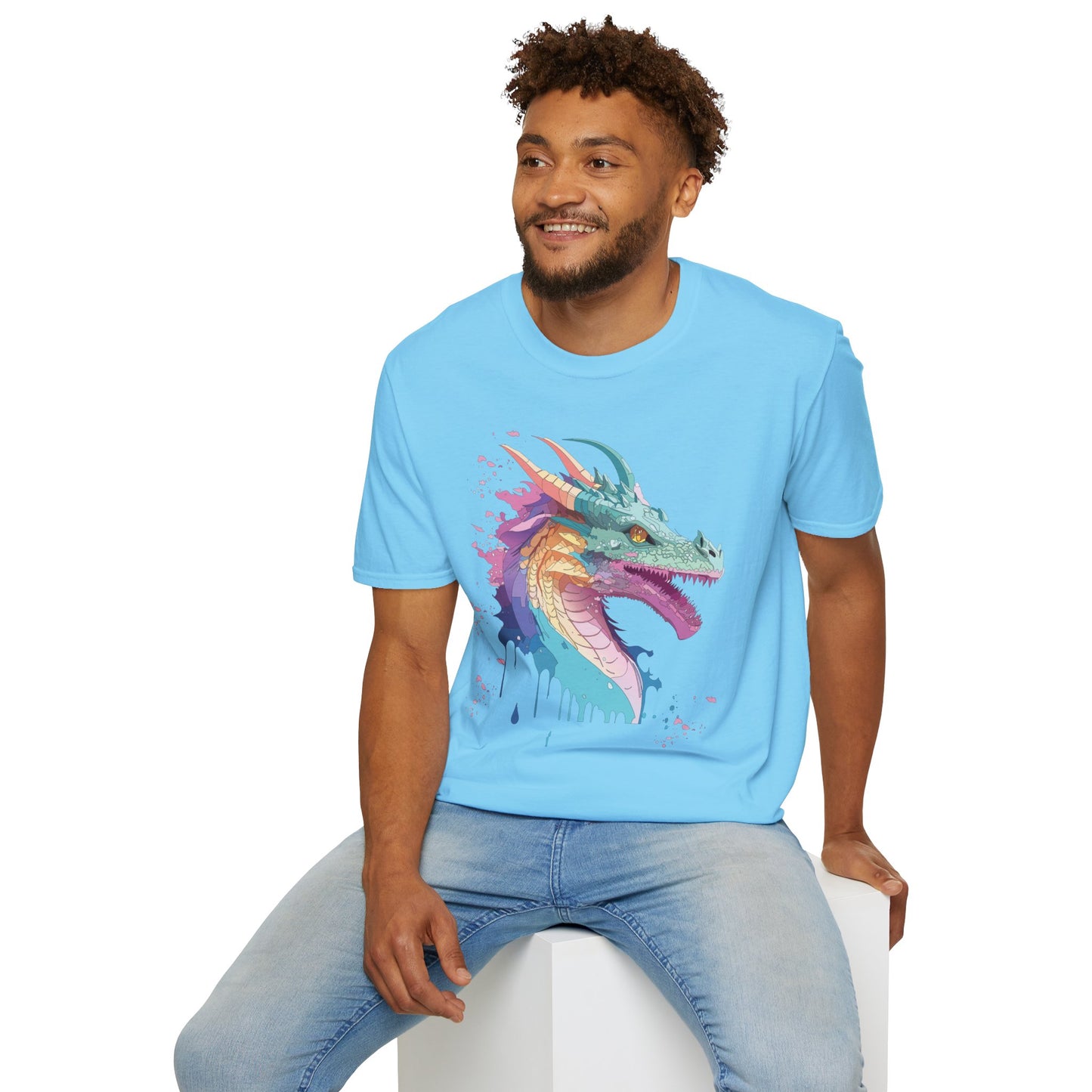 Dragon T Shirt, Dragon Shirt, Shirt with Animals, Animal Shirt