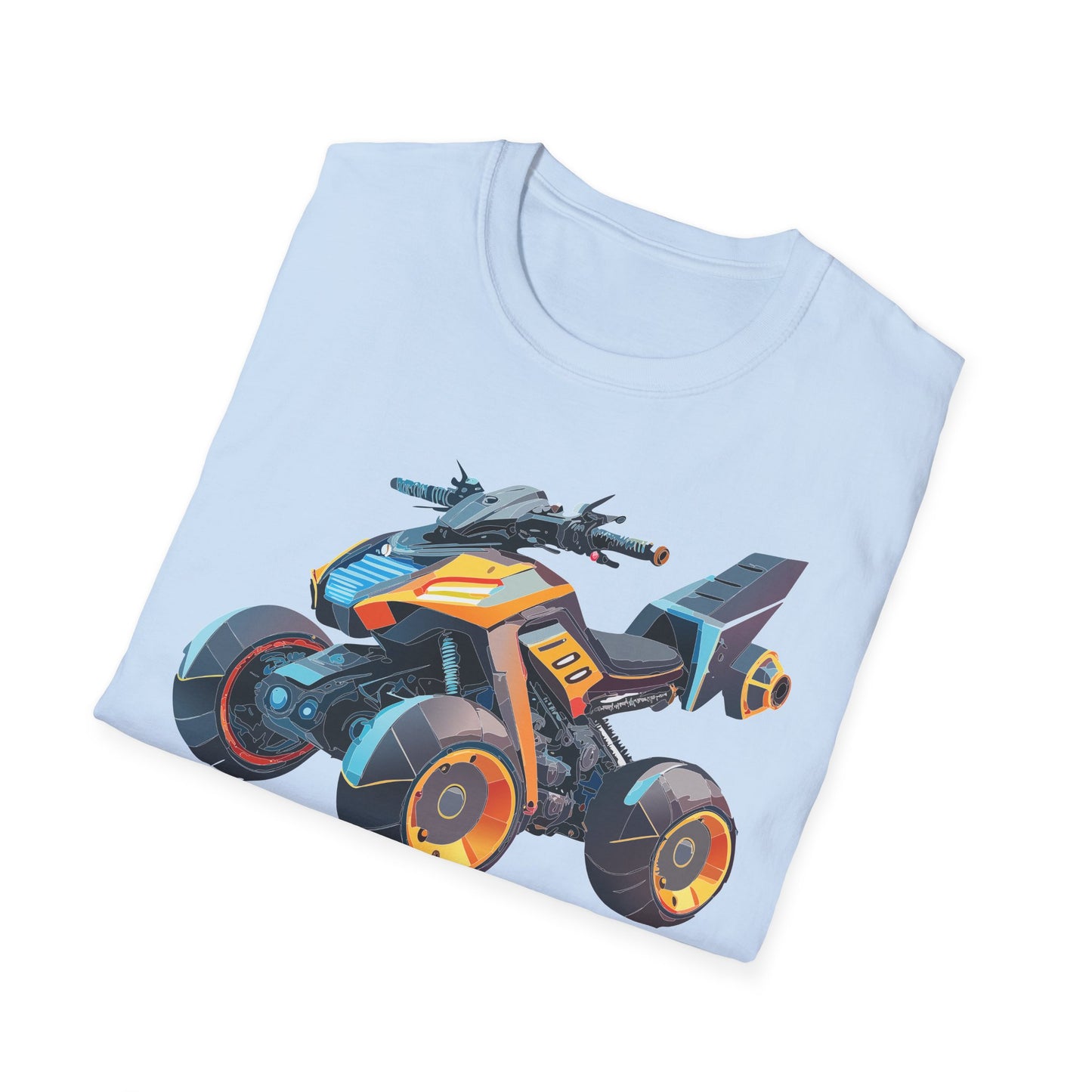 Unisex Bike T Shirt Moto Shirt With Motorcycle Design MTB Tee For Riders One Hundred Percent Cotton