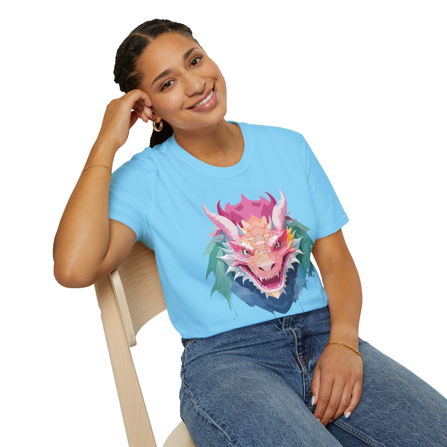 Dragon T Shirt, Dragon Shirt, Shirt with Animals, Animal Shirt