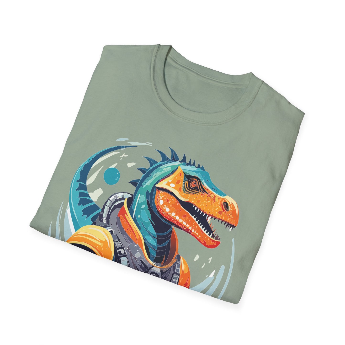 Gildan Alien Cosmos T Shirt Unisex Softstyle 64000 Cotton Tee With Alien Art Design Graphic Print