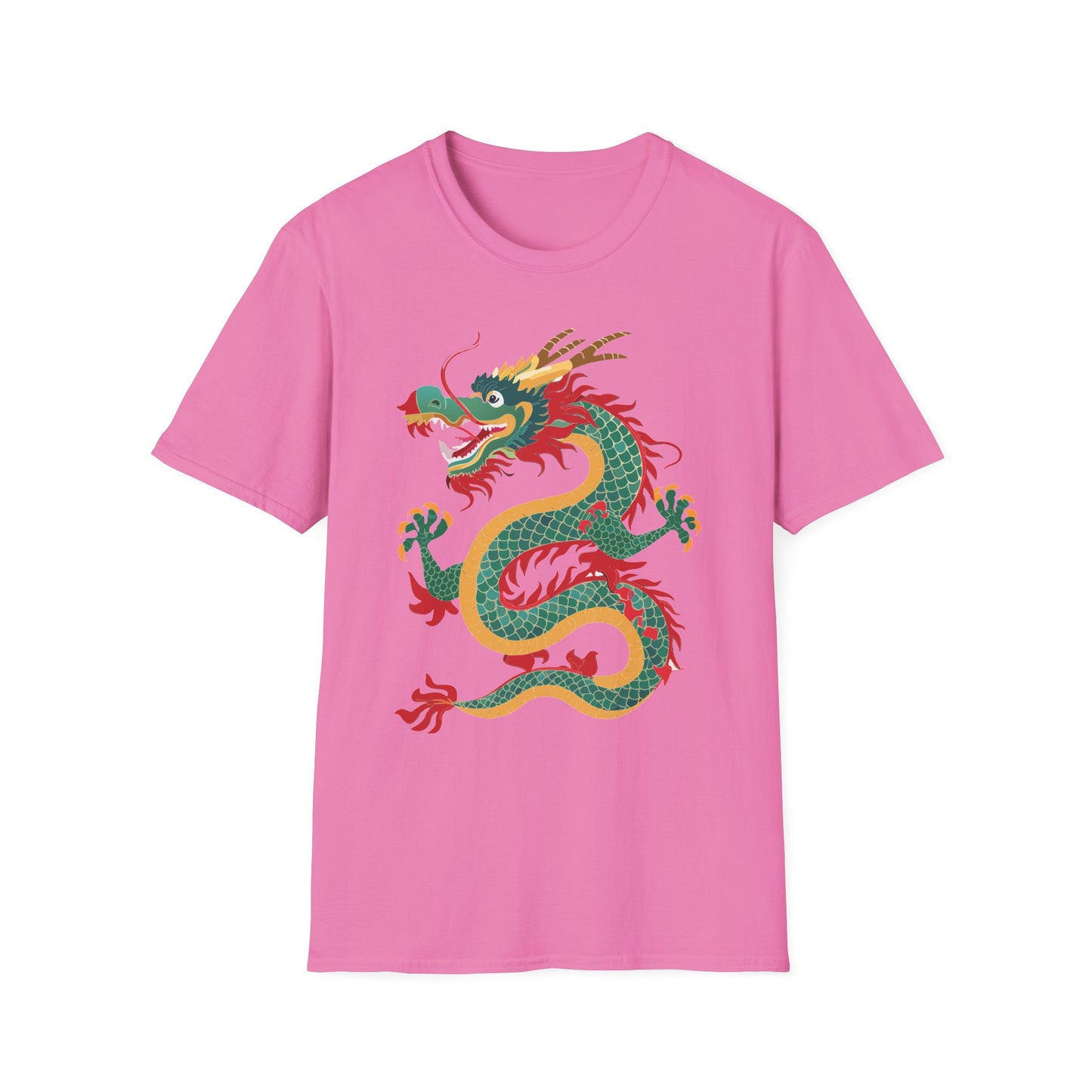 Dragon T Shirt Unisex Dragon Shirt With Animal Art Design Gildan Softstyle Tee 100 Cotton
