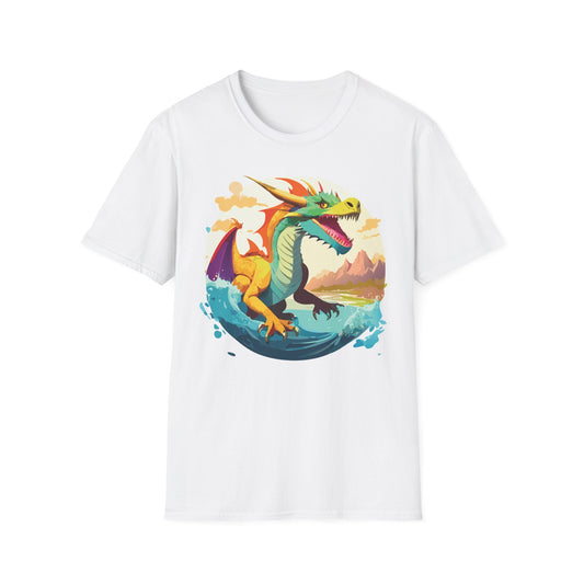 Dragon T Shirt, Dragon Shirt, Shirt with Animals, Animal Shirt