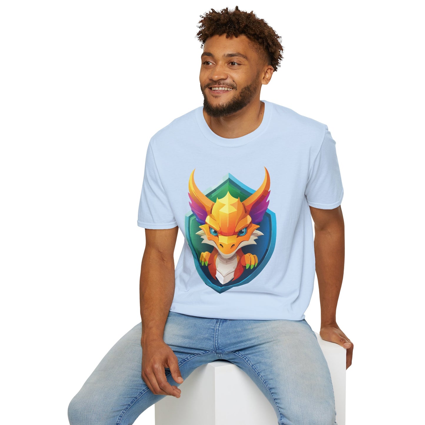 Dragon T Shirt, Dragon Shirt, Shirt with Animals, Animal Shirt