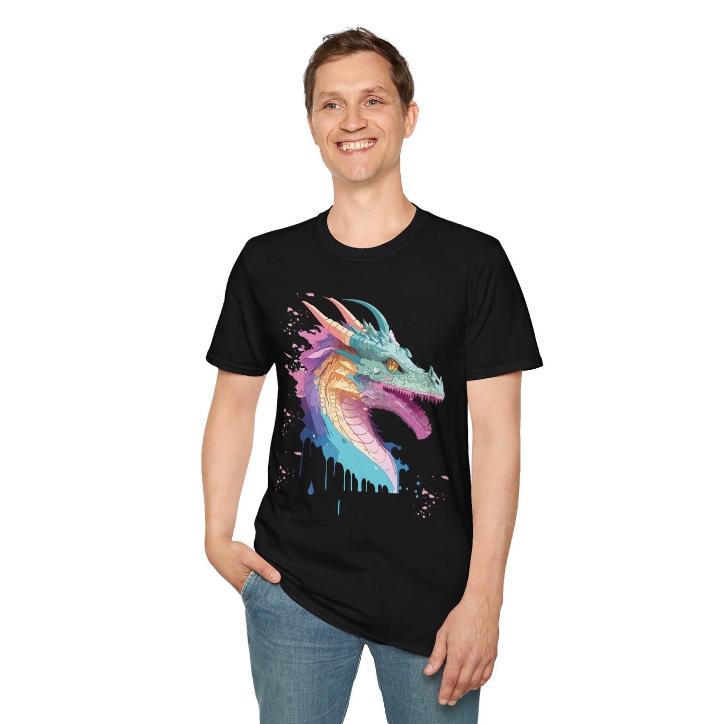 Dragon T Shirt, Dragon Shirt, Shirt with Animals, Animal Shirt