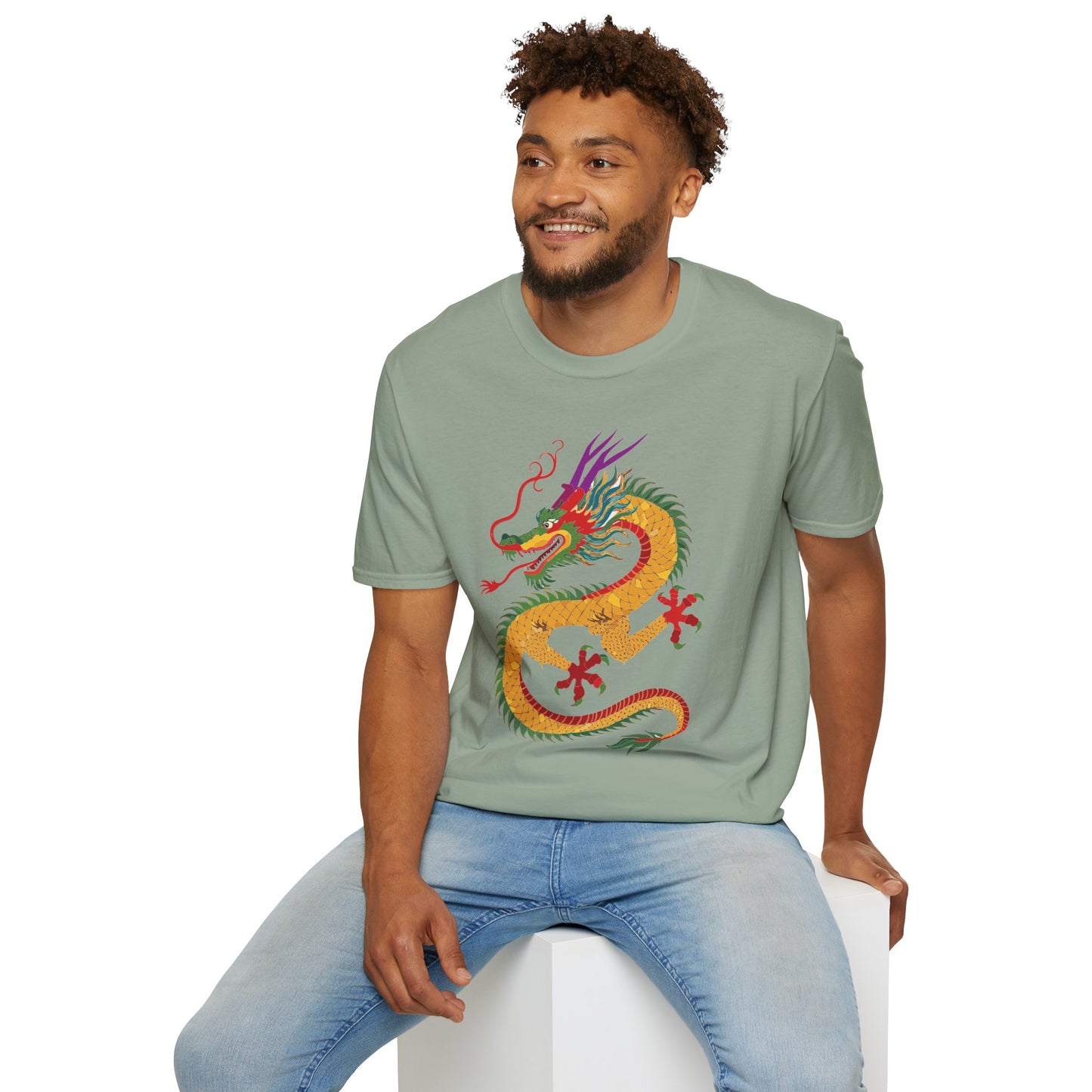 Dragon T Shirt, Dragon Shirt, Shirt with Animals, Animal Shirt