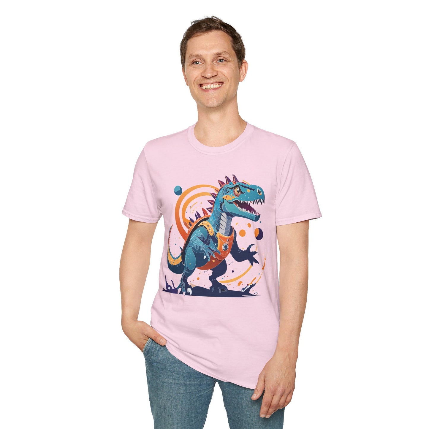 Unisex Alien T Shirt Cosmos Tee With Alien Design Gildan Softstyle 64000 Ring Spun Cotton