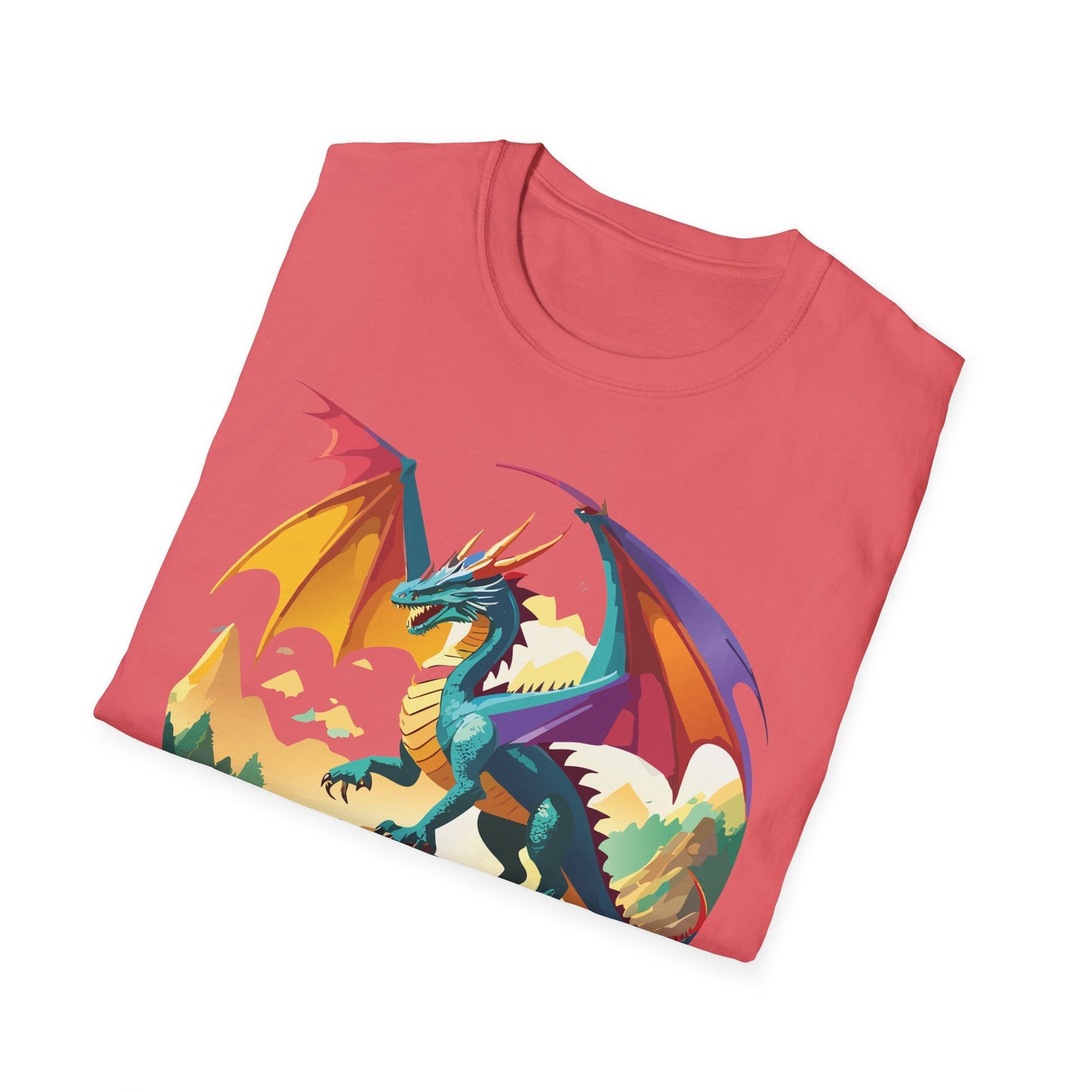 Dragon T Shirt, Dragon Shirt, Shirt with Animals, Animal Shirt