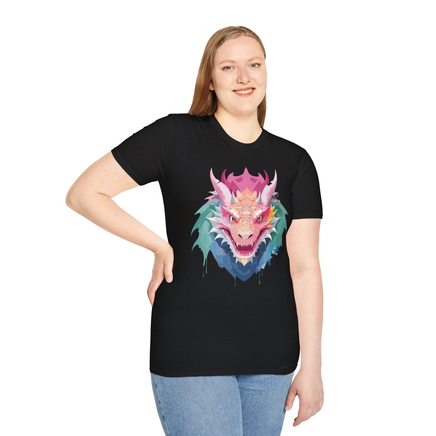 Dragon T Shirt, Dragon Shirt, Shirt with Animals, Animal Shirt