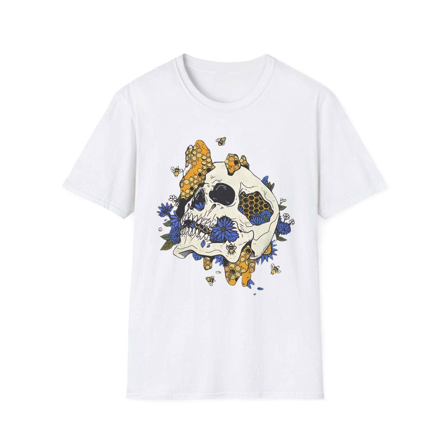 Skull Tee Shirt, Skeleton Shirt, Shirt with Skull, Shirt with Skeleton