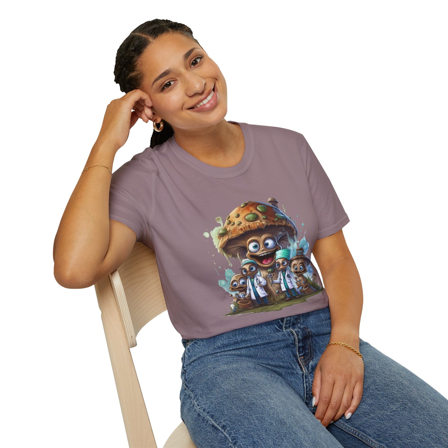 Mashroom Tee Shirt, Mashroom Shirt, Shirt with Funny Mashroom, Shirt with Fungus