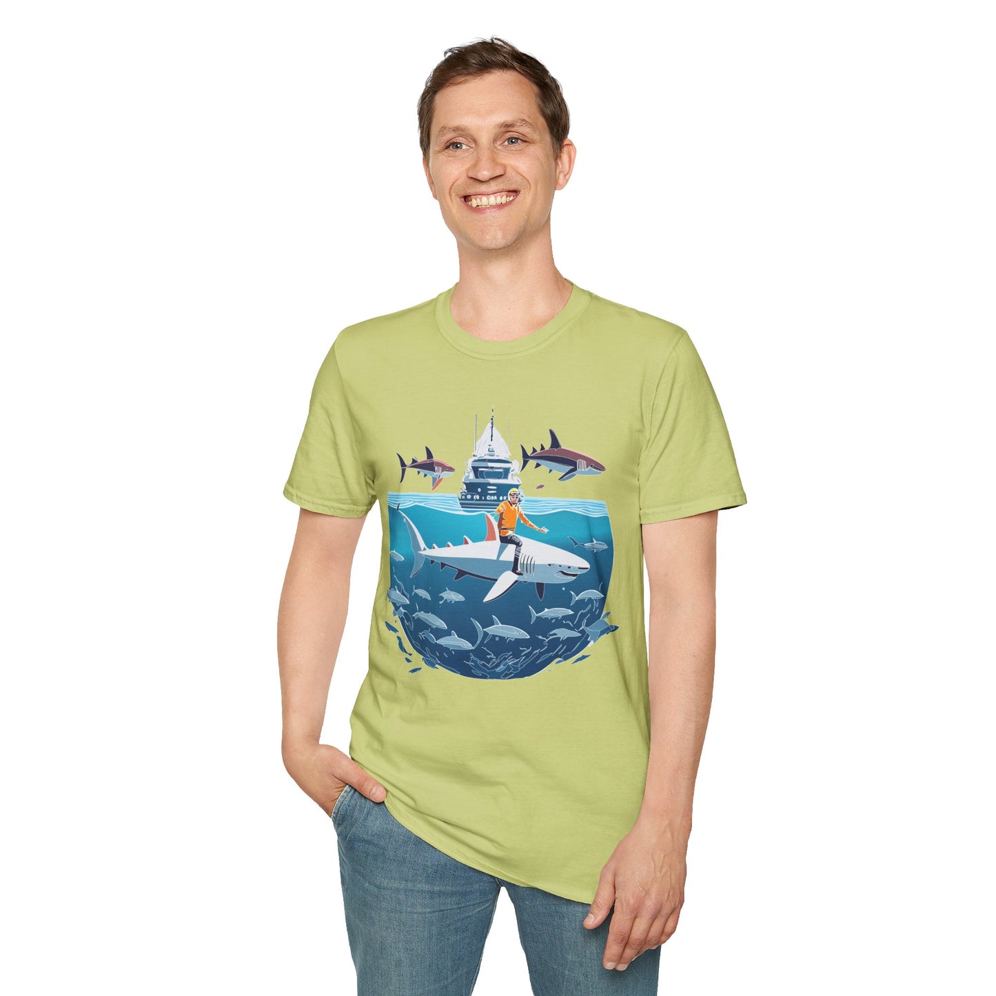 Ocean Tee Shirt, Ocean Shirt, Shirt with Ocean, U boat Tees, Shirt with U-Boat