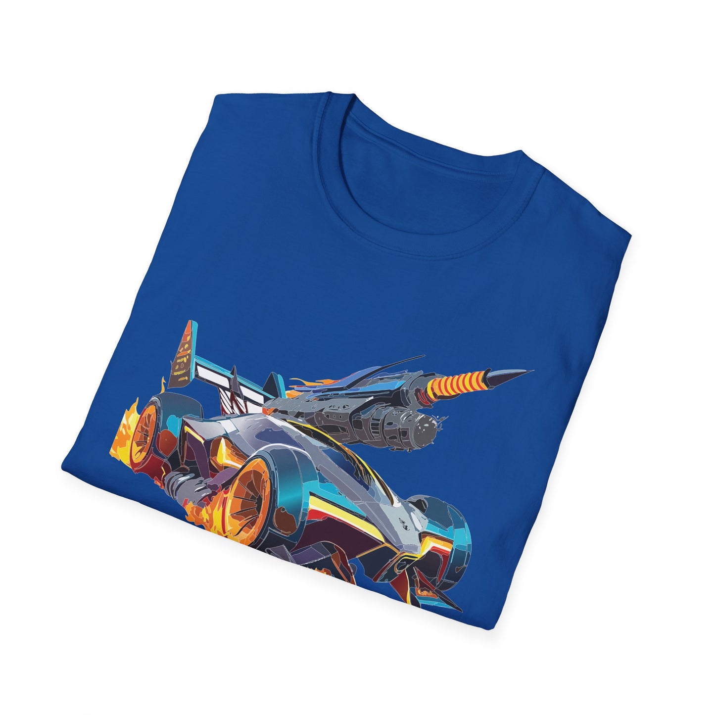 Unisex Car T Shirt Softstyle Cotton Tee With Car Design Hot Wheels Graphic Tee For Men And Women