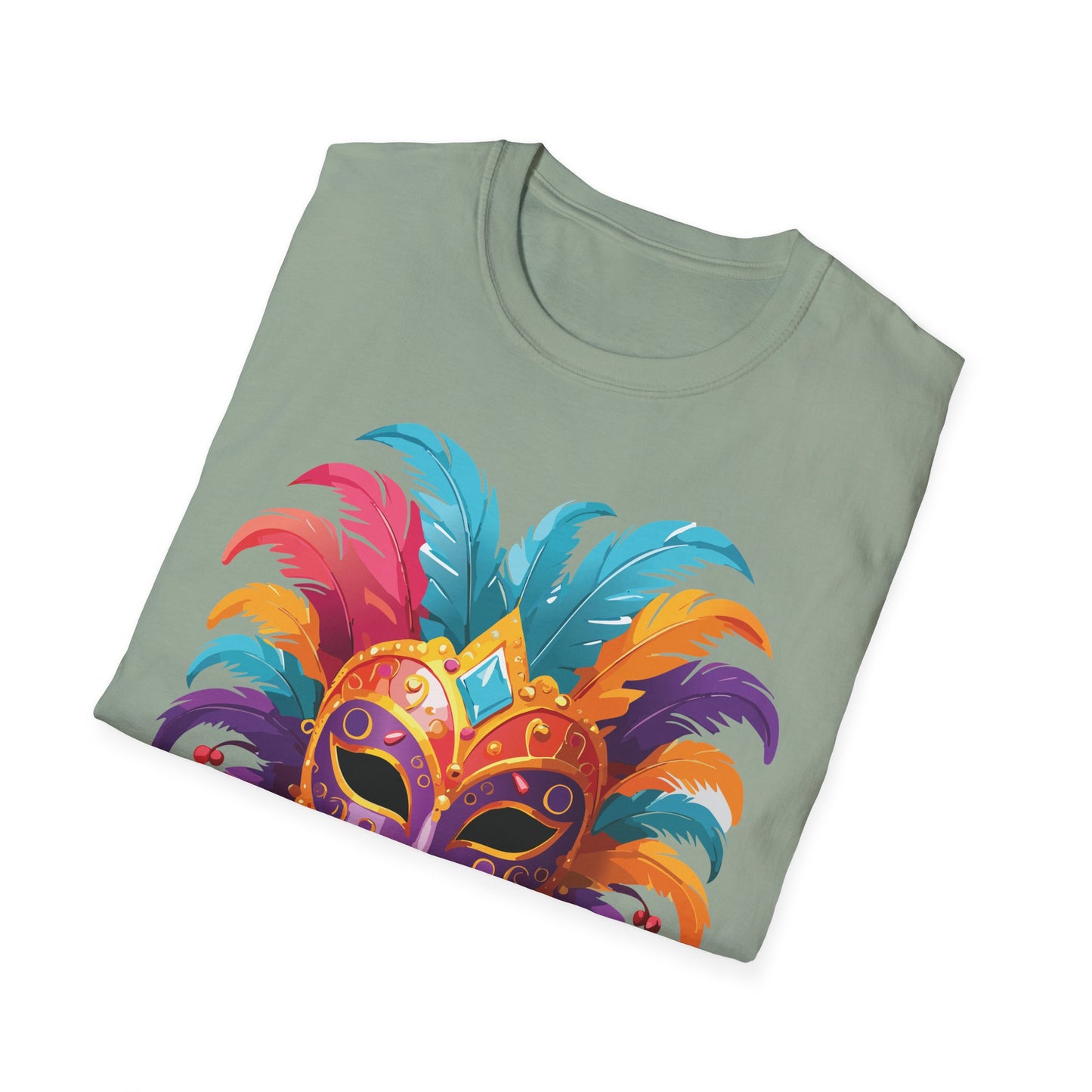Mask Tee Shirt, Mask Shirt, Shirt with Mask, Masquerade Tees