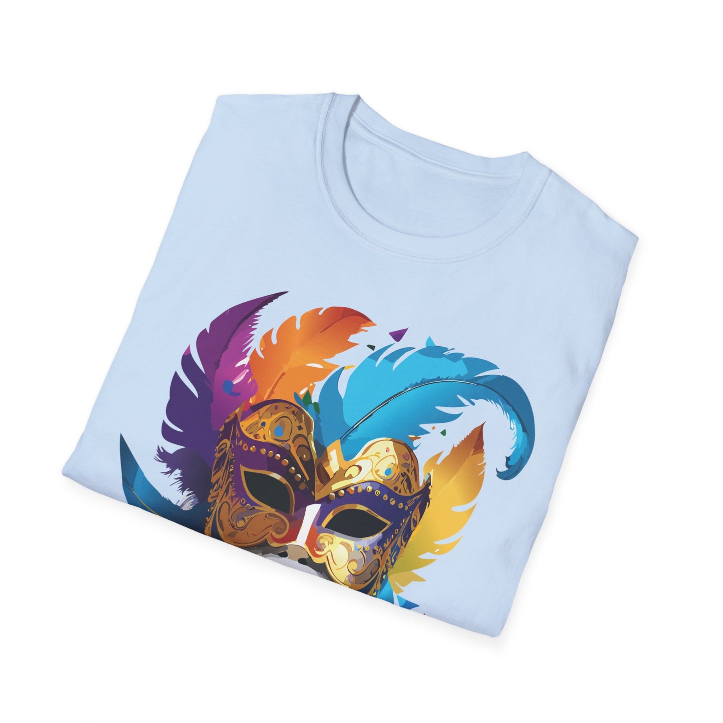 Mask Tee Shirt, Mask Shirt, Shirt with Mask, Masquerade Tees