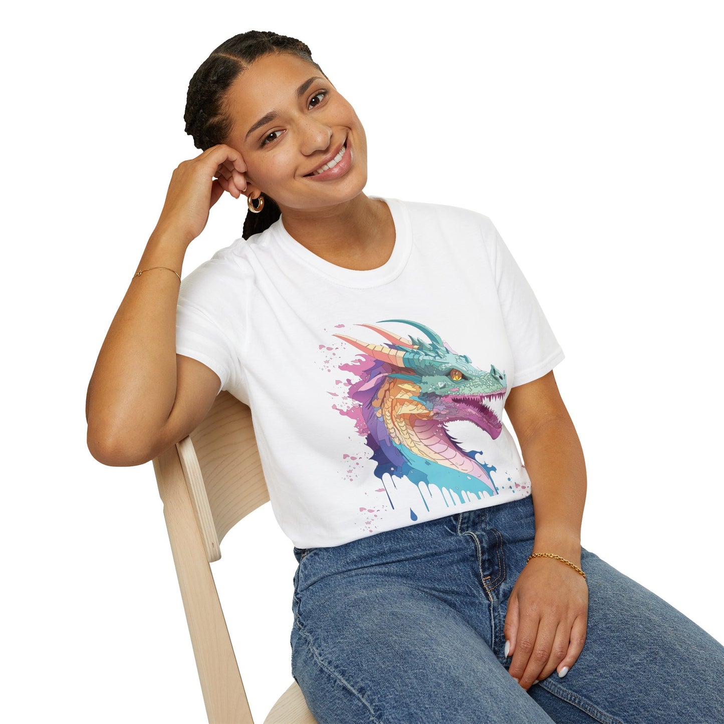 Dragon T Shirt, Dragon Shirt, Shirt with Animals, Animal Shirt