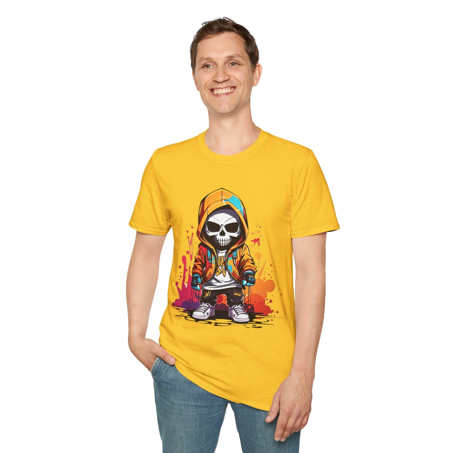 Skull Tee Shirt, Skeleton Shirt, Shirt with Skull, Shirt with Skeleton