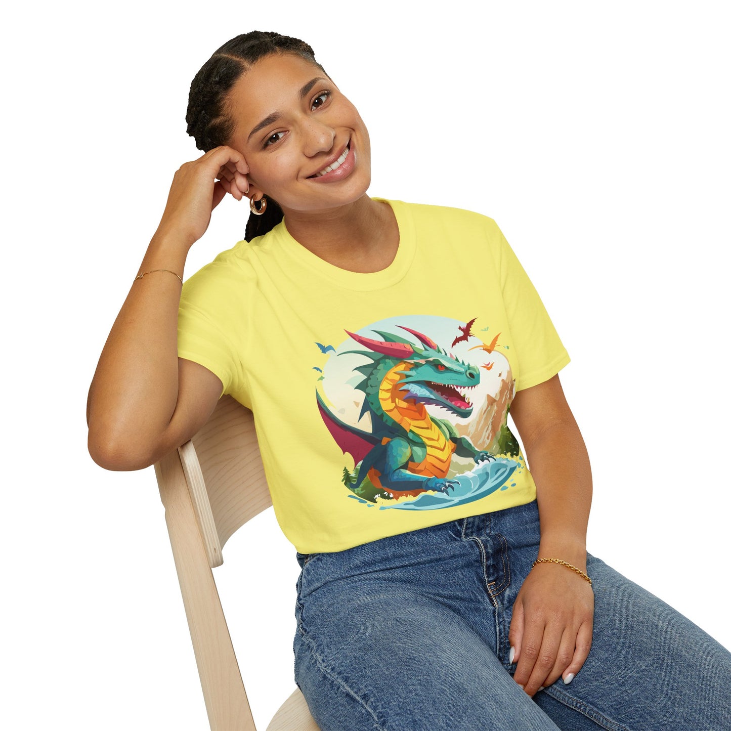 Dragon T Shirt, Dragon Shirt, Shirt with Animals, Animal Shirt
