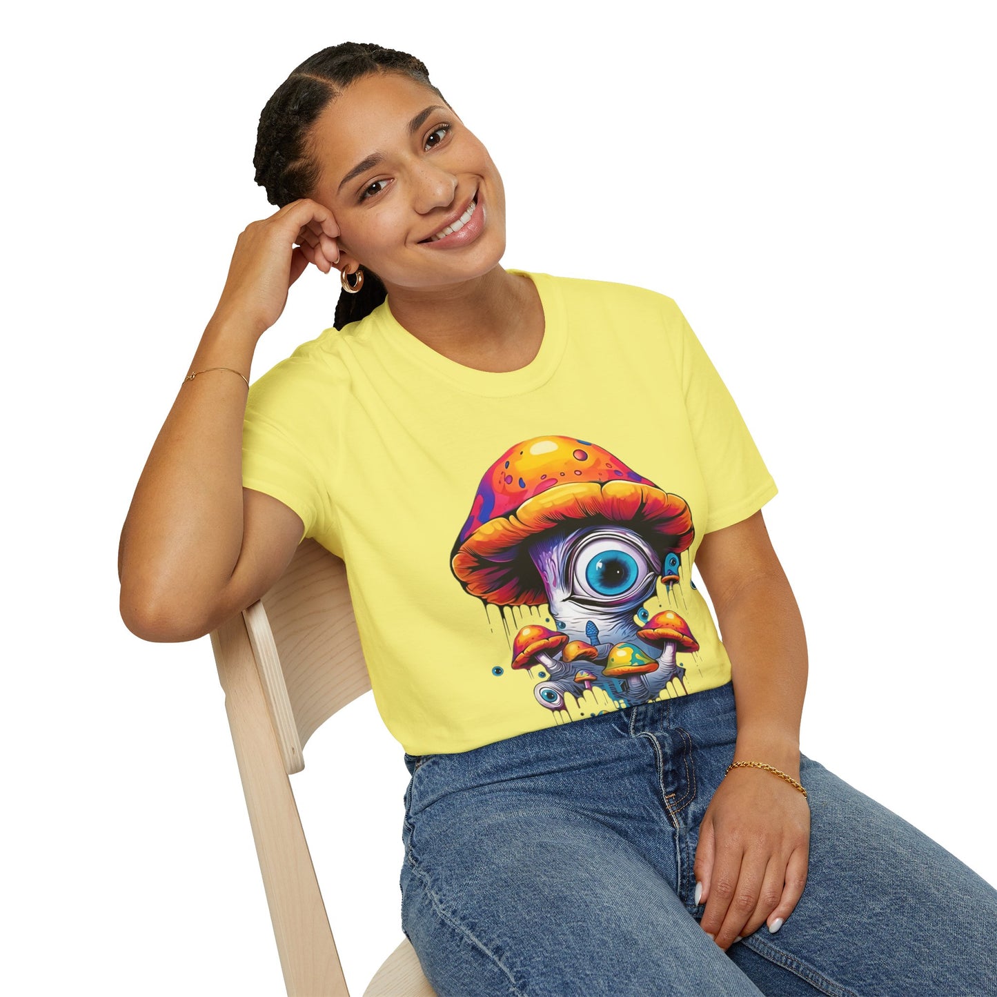 Mashroom Tee Shirt, Mashroom Shirt, Shirt with Funny Mashroom, Shirt with Fungus