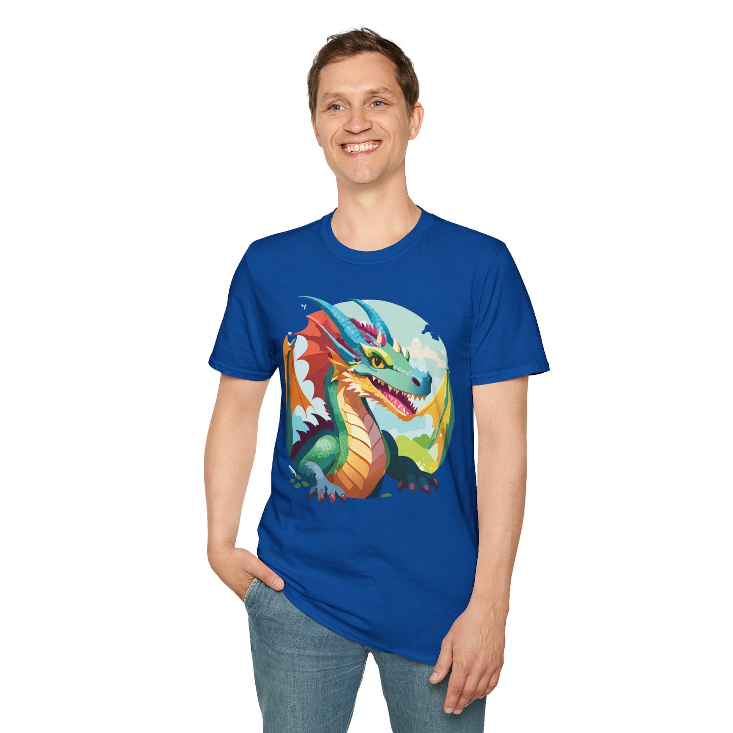 Dragon T Shirt, Dragon Shirt, Shirt with Animals, Animal Shirt