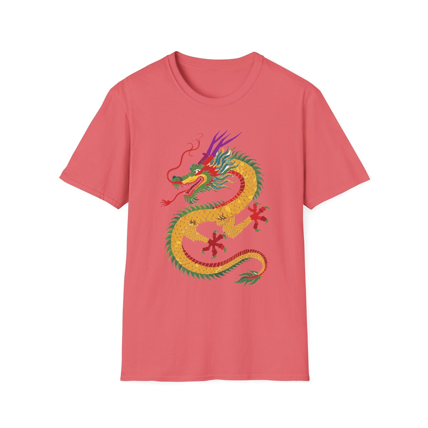 Dragon T Shirt, Dragon Shirt, Shirt with Animals, Animal Shirt