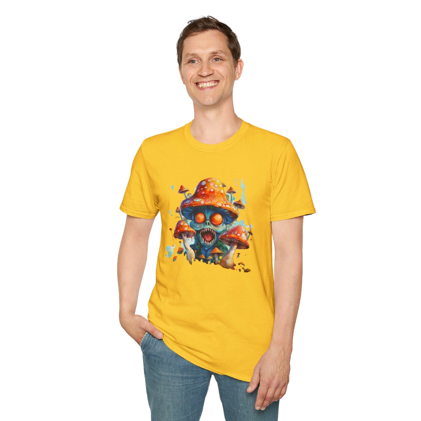Mashroom Tee Shirt, Mashroom Shirt, Shirt with Funny Mashroom, Shirt with Fungus