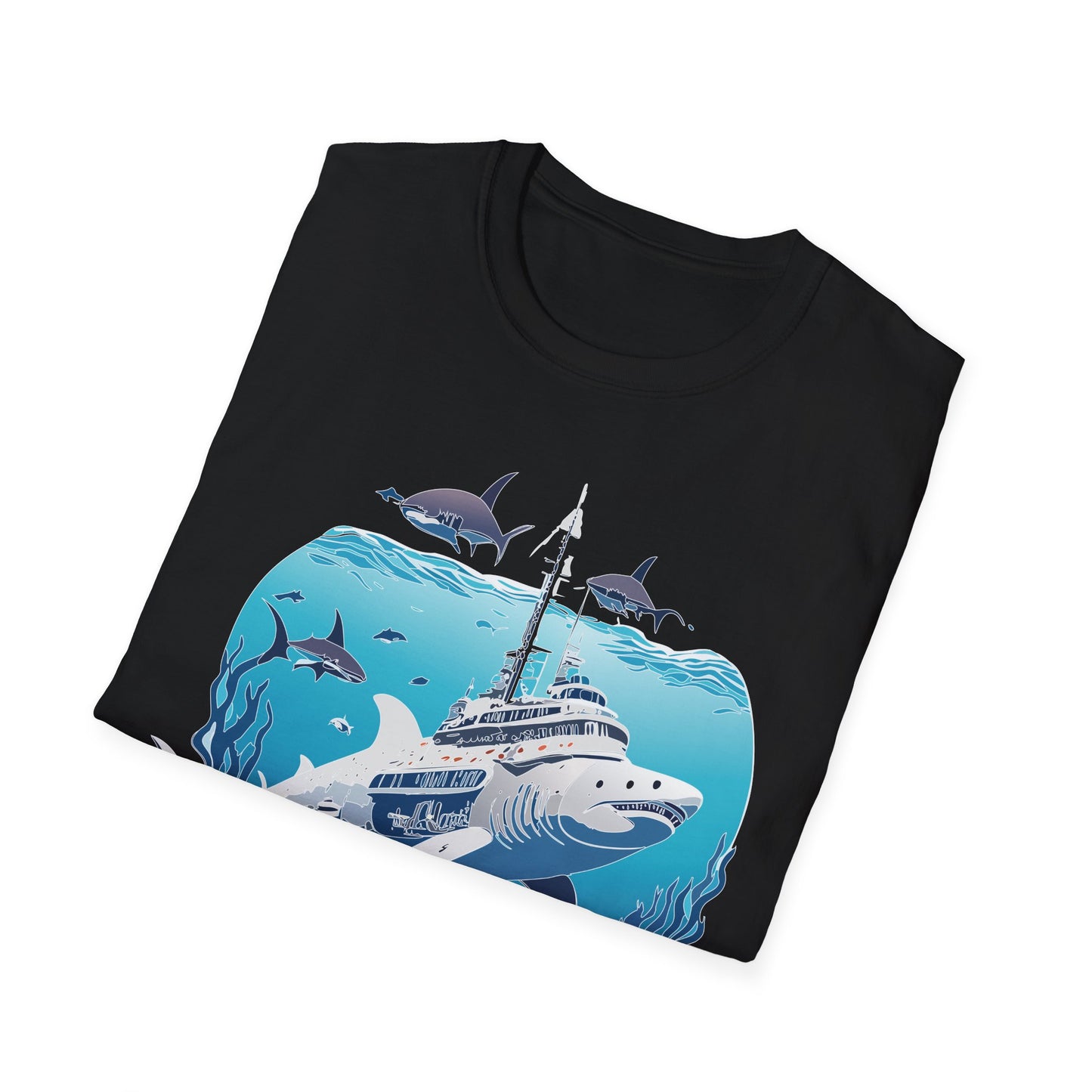 Ocean Tee Shirt, Ocean Shirt, Shirt with Ocean, U boat Tees, Shirt with U-Boat