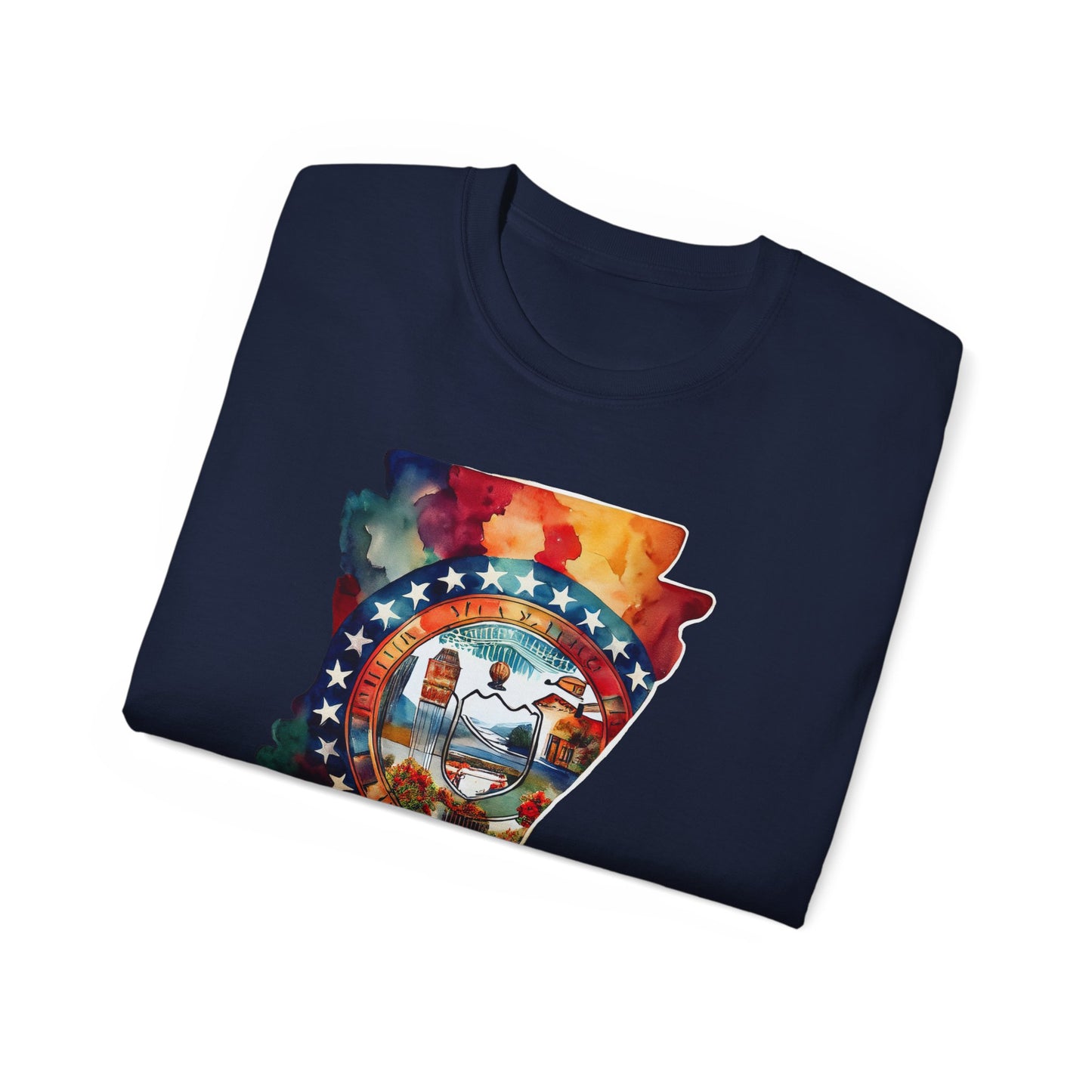Arkansas Graphic Unisex Cotton T‑Shirt 1