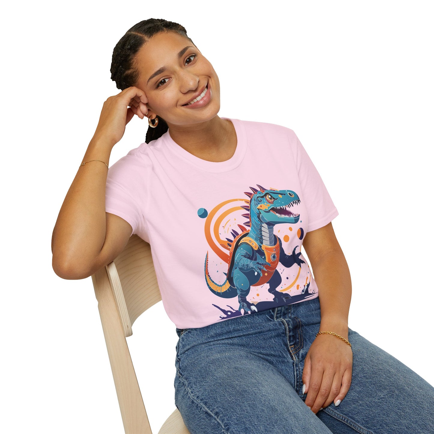 Unisex Alien T Shirt Cosmos Tee With Alien Design Gildan Softstyle 64000 Ring Spun Cotton