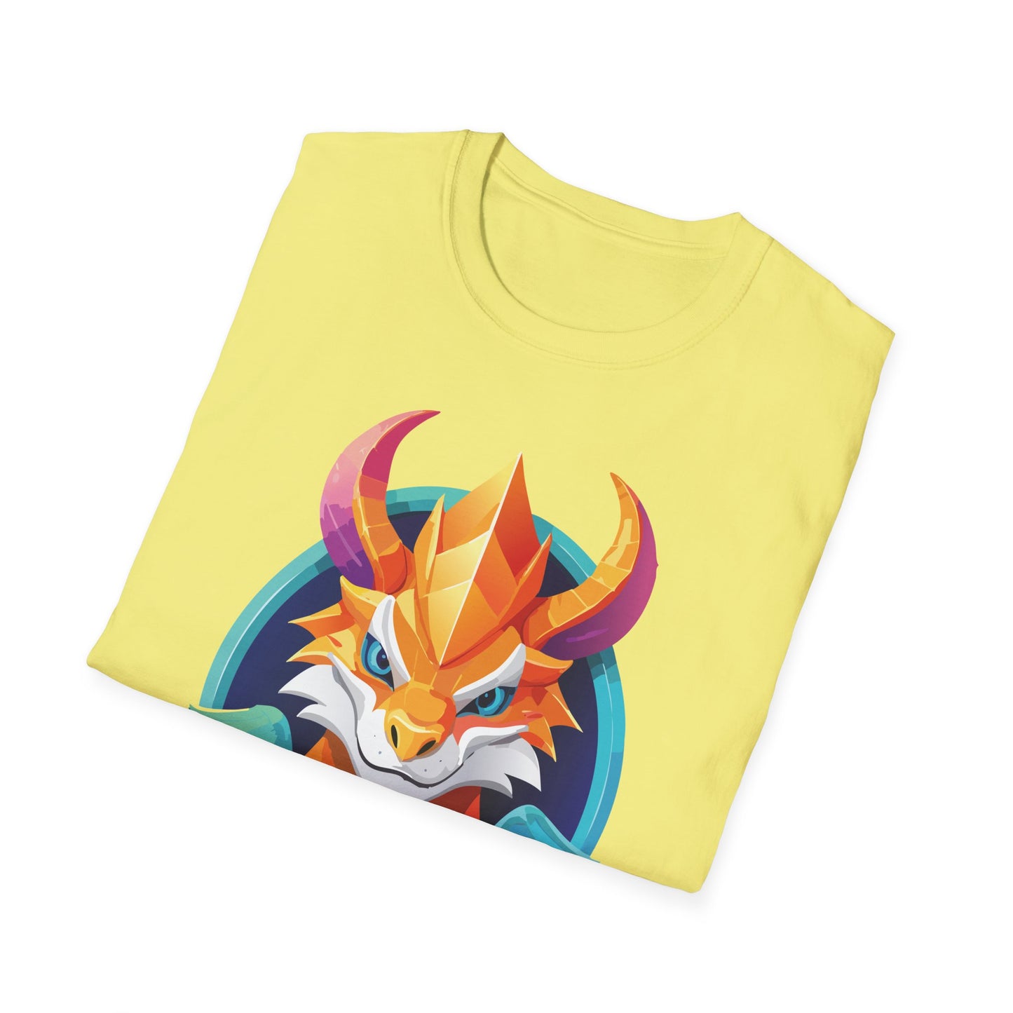 Dragon T Shirt Unisex Gildan Softstyle 64000 Comfortable Cotton Tee With Animal Design