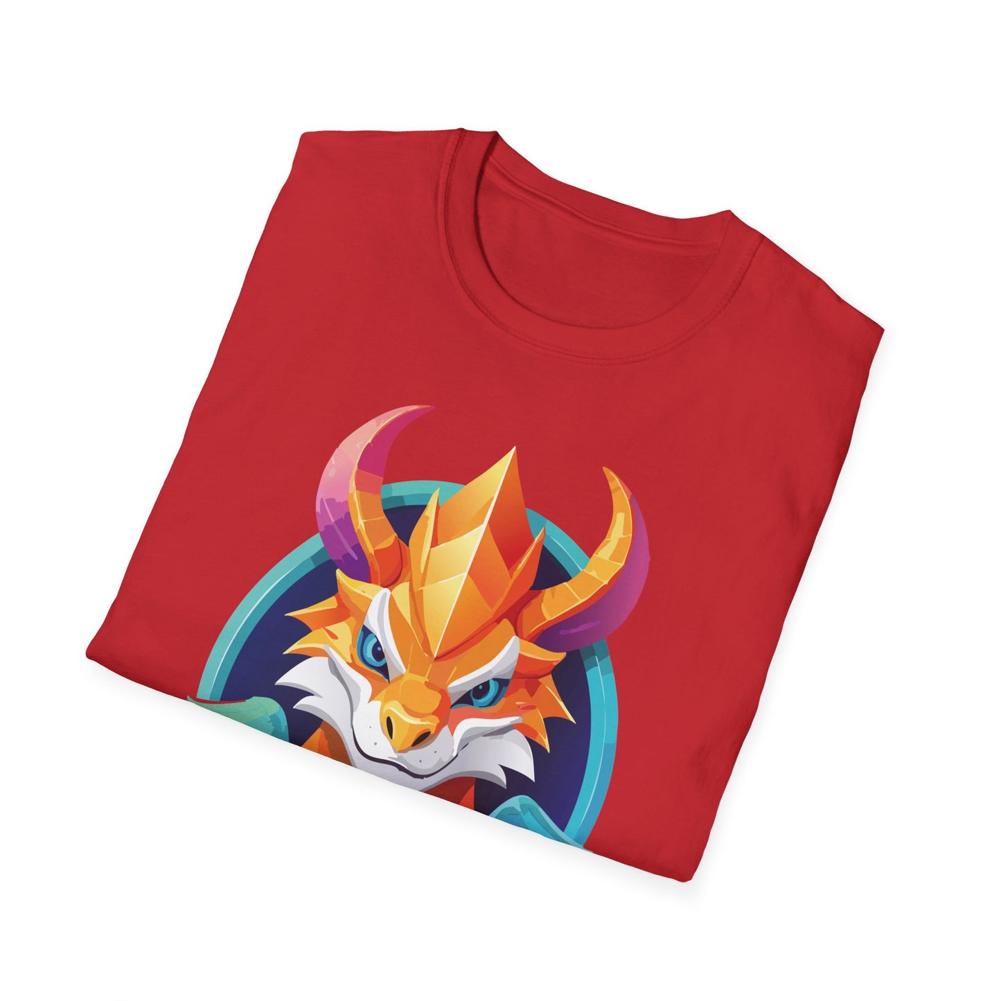 Dragon T Shirt Unisex Gildan Softstyle 64000 Comfortable Cotton Tee With Animal Design