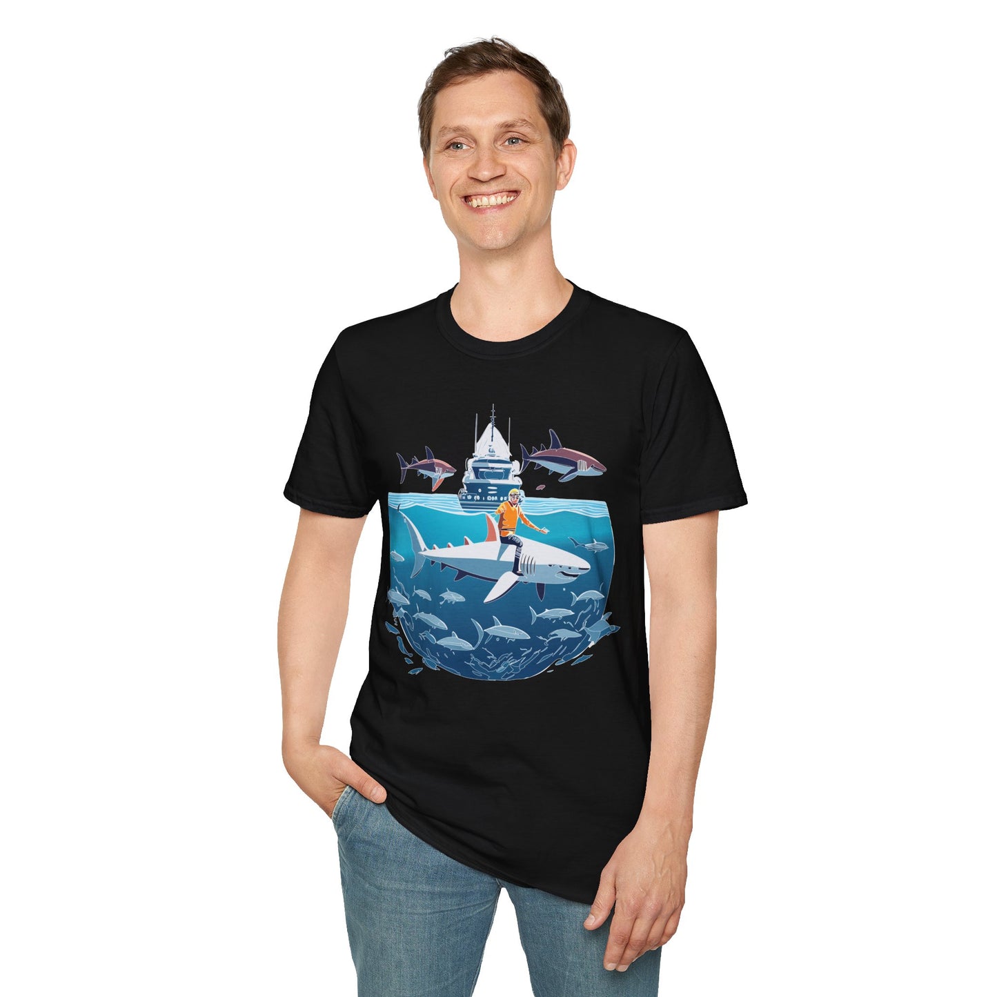 Ocean Tee Shirt, Ocean Shirt, Shirt with Ocean, U boat Tees, Shirt with U-Boat