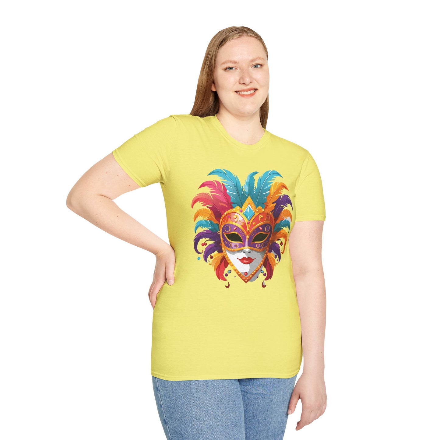 Mask Tee Shirt, Mask Shirt, Shirt with Mask, Masquerade Tees