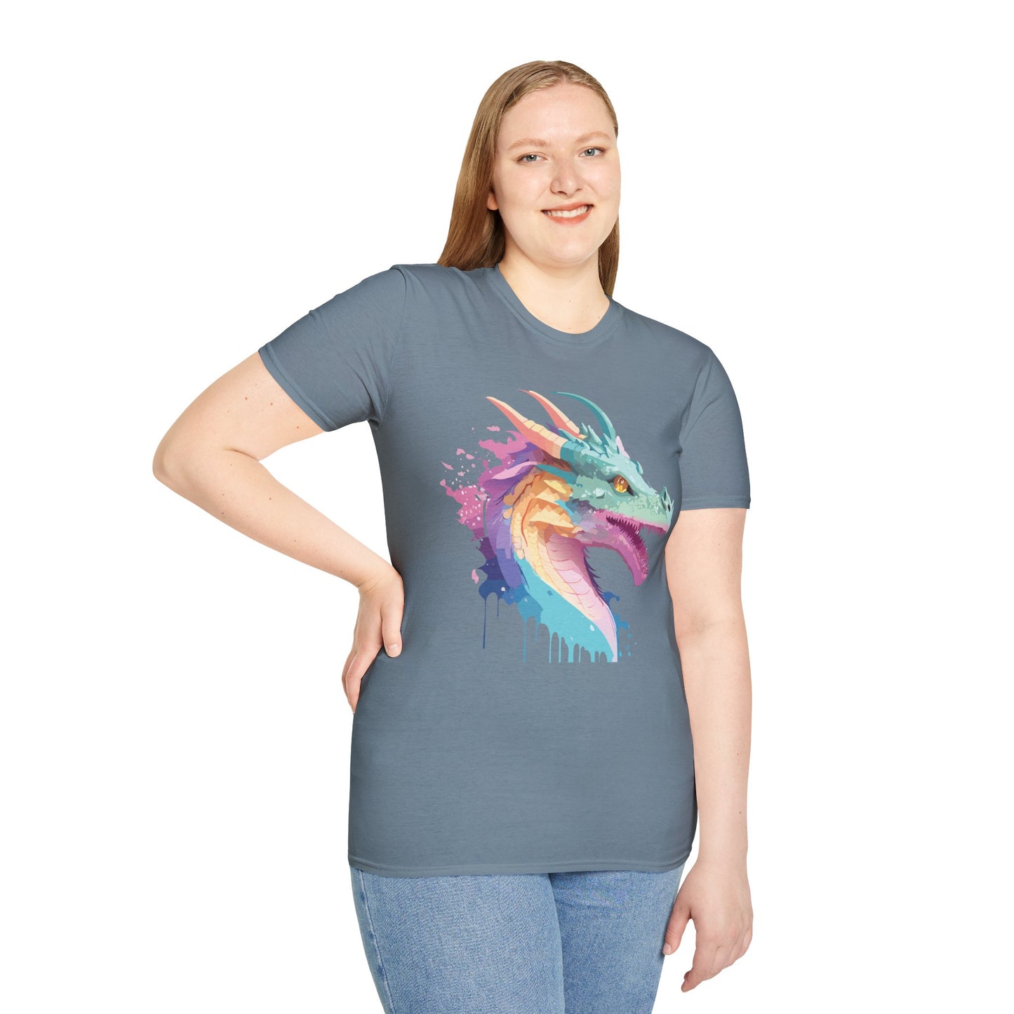 Dragon T Shirt, Dragon Shirt, Shirt with Animals, Animal Shirt