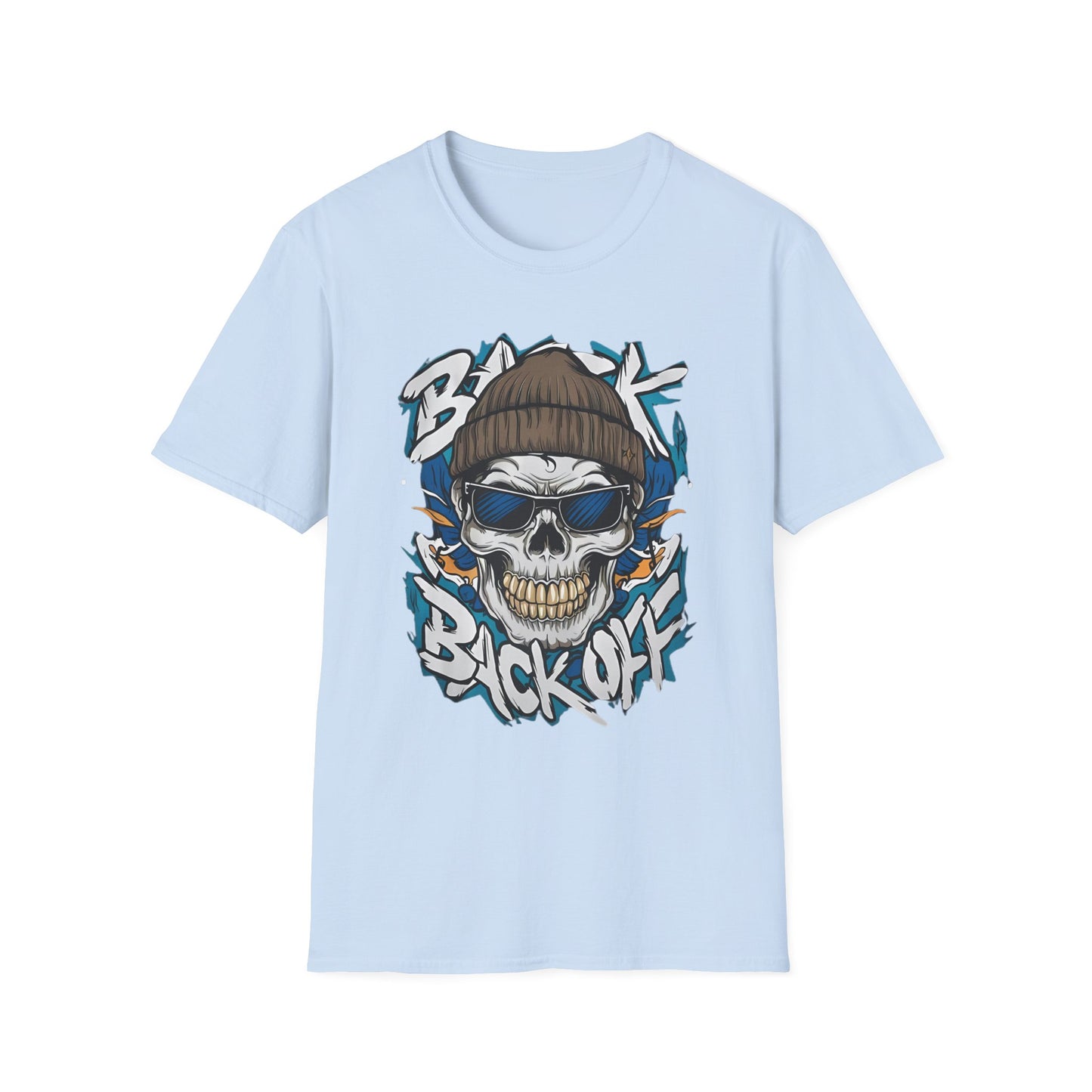 Gildan Softstyle Skull Tee Shirt Unisex Skeleton Design 100 Percent Cotton Graphic Tee