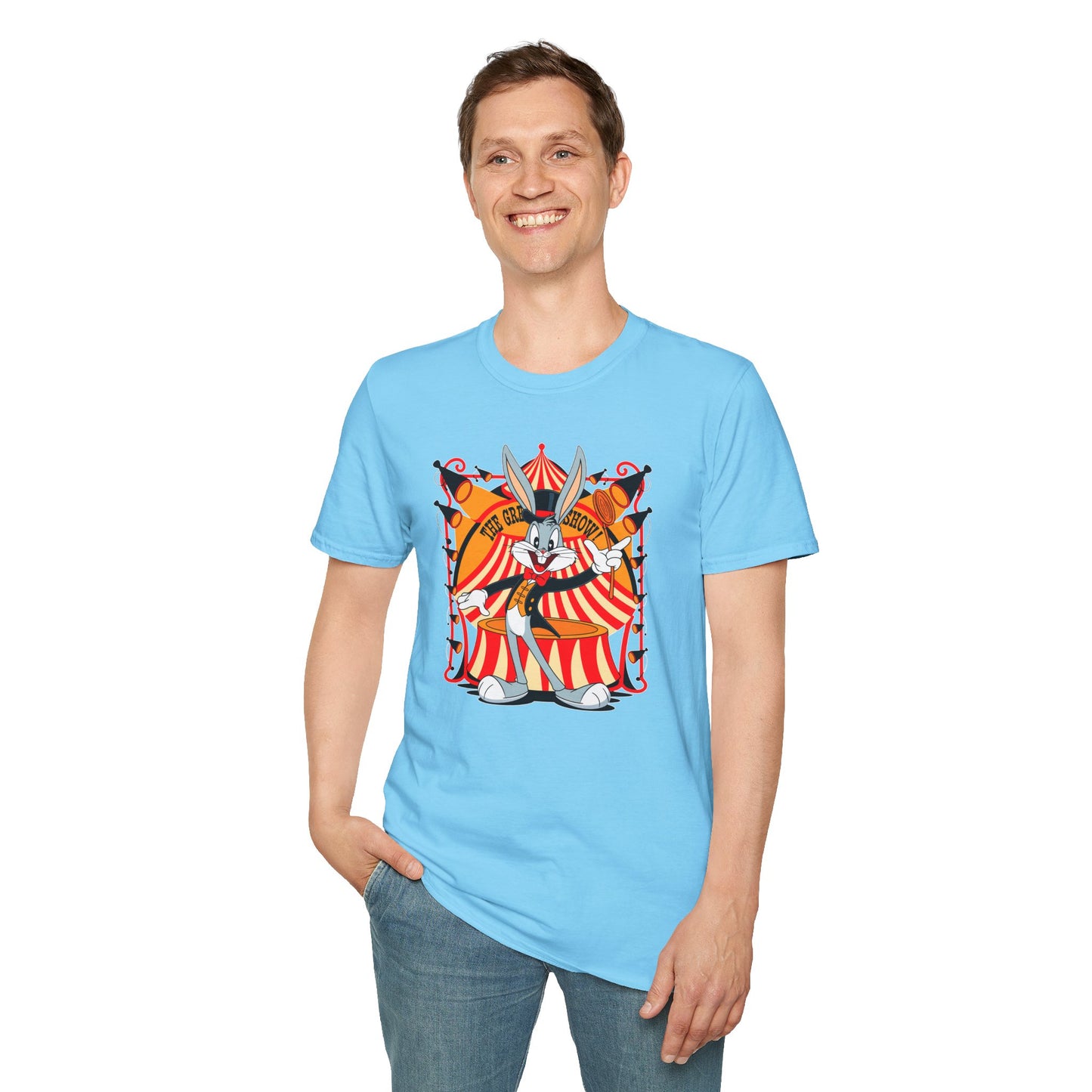 Bugs Bunny Shirt, Bugs Bunny T Shirt, Shirt with Bugs Bunny, T Shirt with Cartoon, Cartoon on T Shirt, Animation Shirt