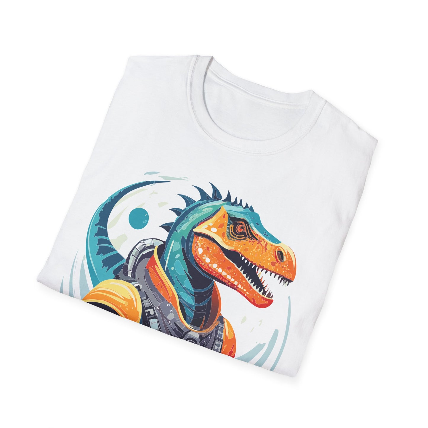 Gildan Alien Cosmos T Shirt Unisex Softstyle 64000 Cotton Tee With Alien Art Design Graphic Print