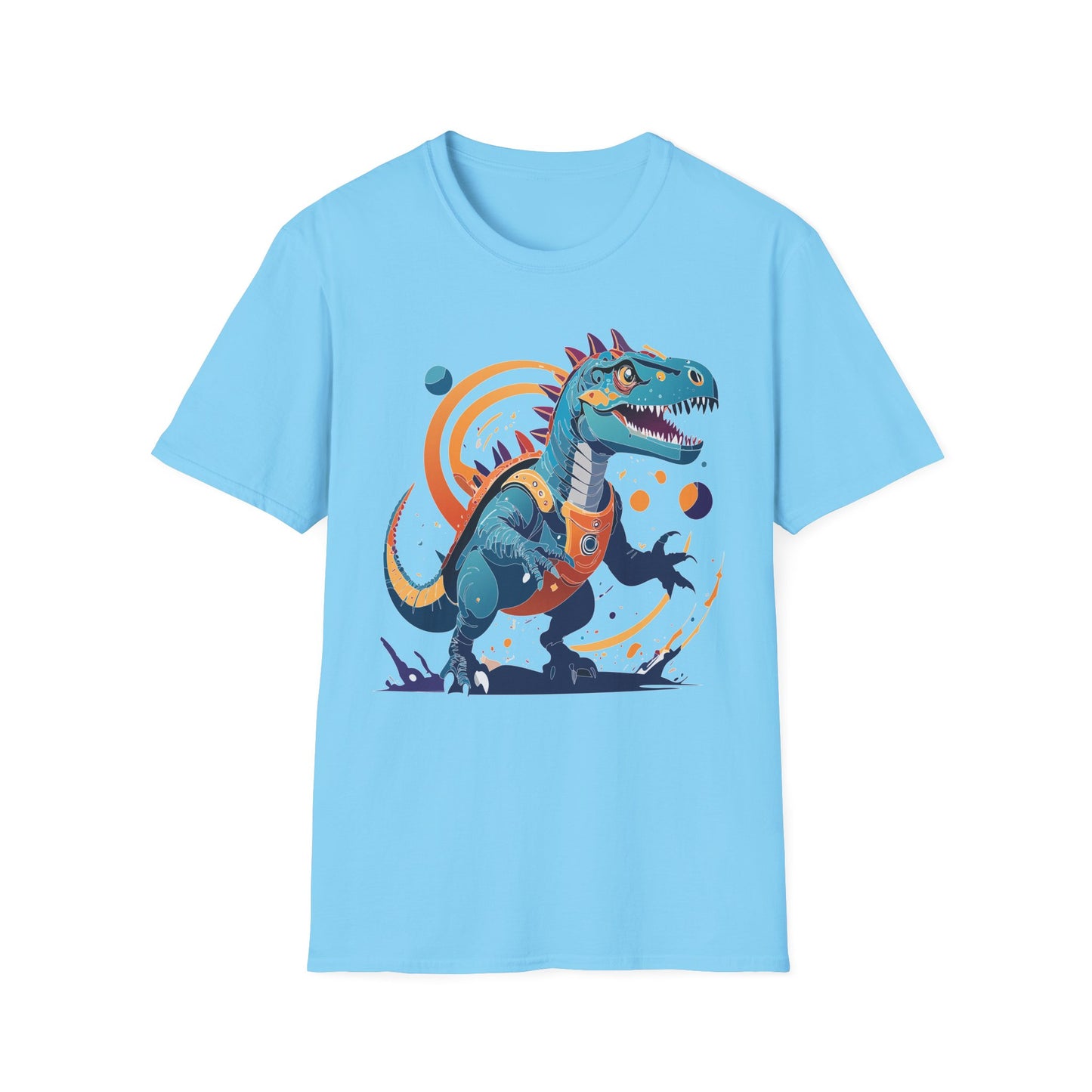 Unisex Alien T Shirt Cosmos Tee With Alien Design Gildan Softstyle 64000 Ring Spun Cotton