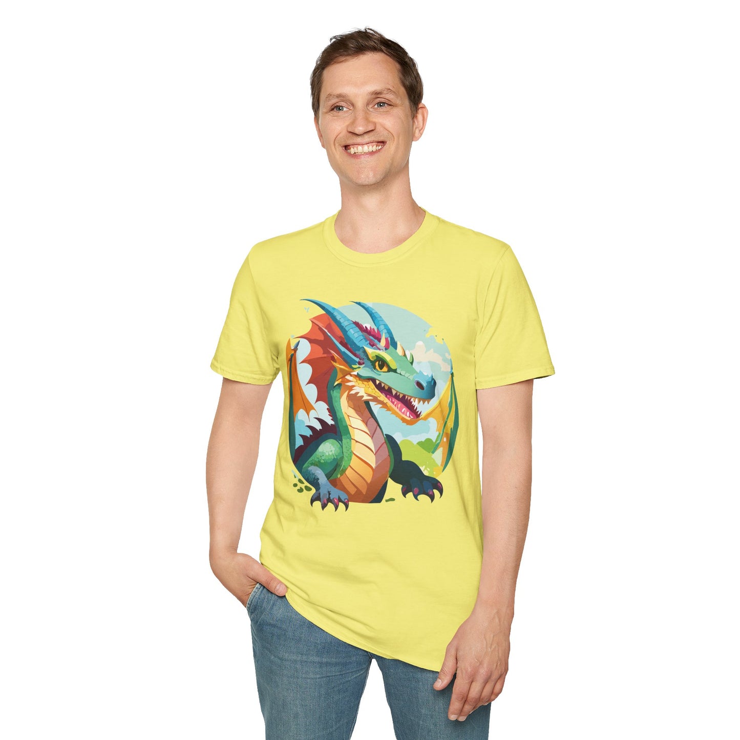 Dragon T Shirt, Dragon Shirt, Shirt with Animals, Animal Shirt