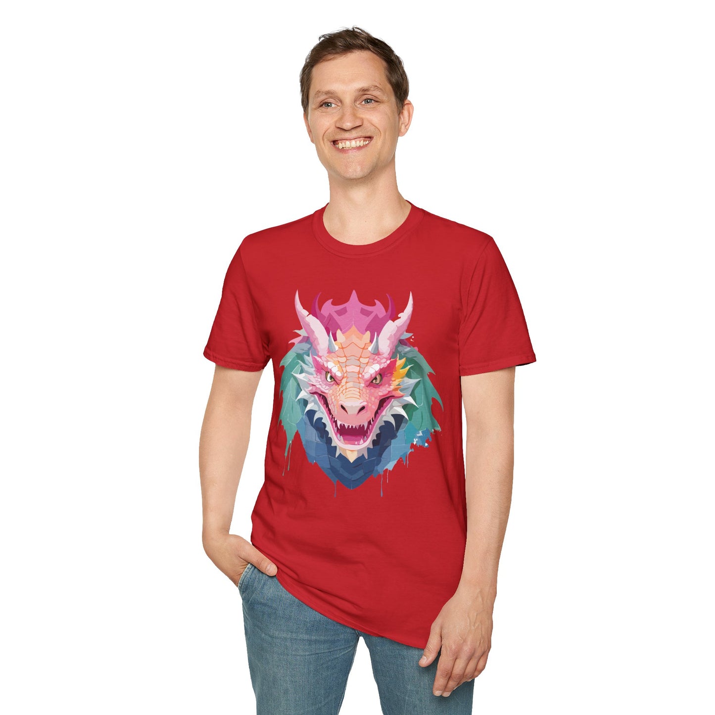 Dragon T Shirt, Dragon Shirt, Shirt with Animals, Animal Shirt