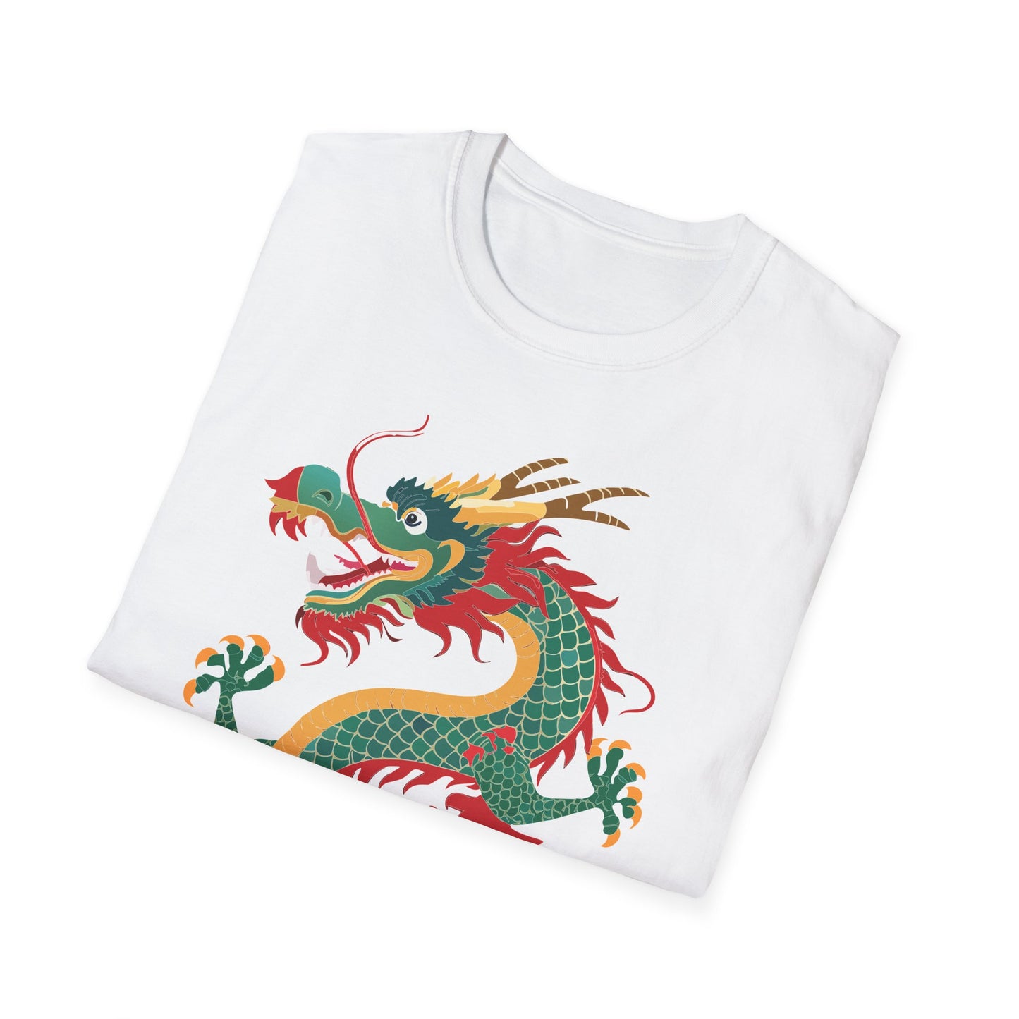 Dragon T Shirt Unisex Dragon Shirt With Animal Art Design Gildan Softstyle Tee 100 Cotton