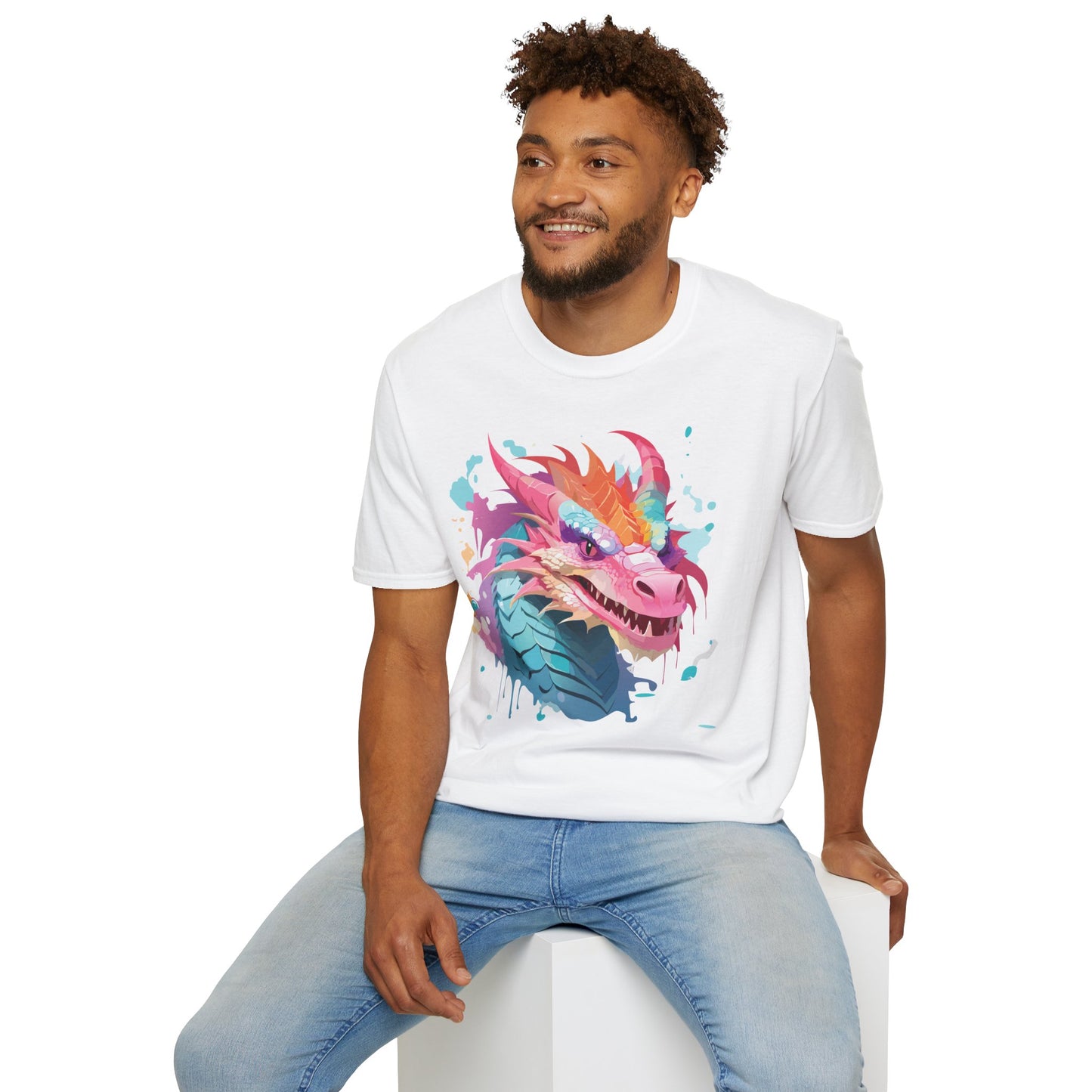 Dragon T Shirt, Dragon Shirt, Shirt with Animals, Animal Shirt