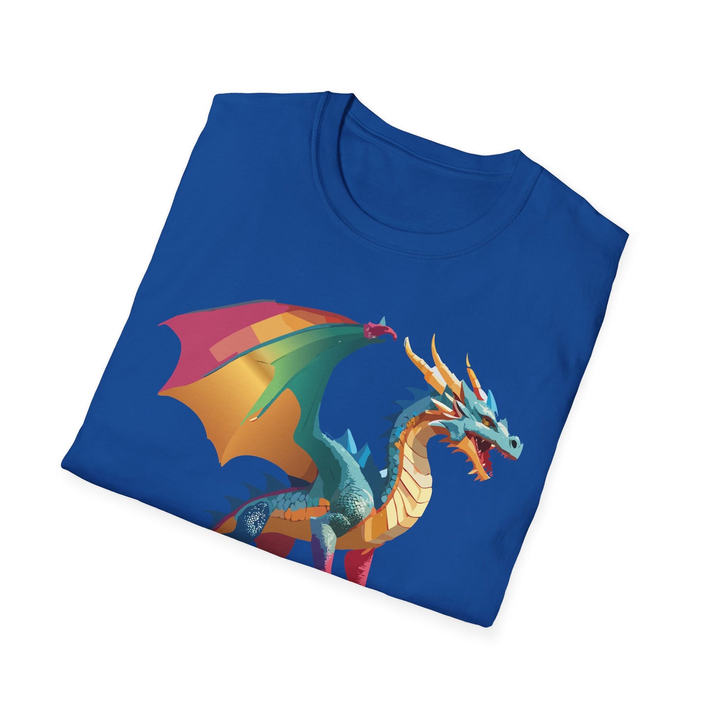 Dragon T Shirt Unisex Dragon Shirt Animal Design Tee Softstyle 100 Percent Ring Spun Cotton